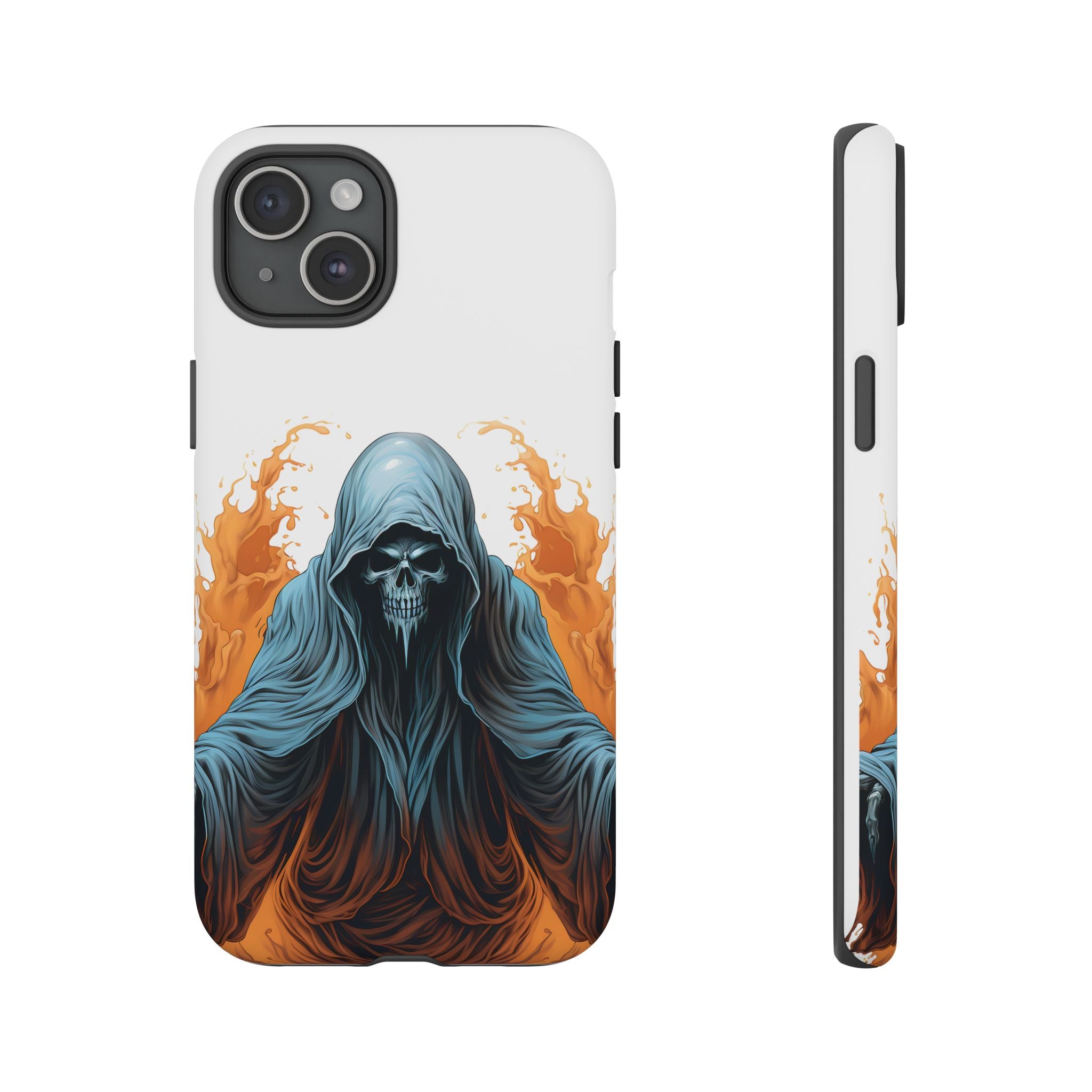 Grim Reaper Hexagon Stone iPhone Case