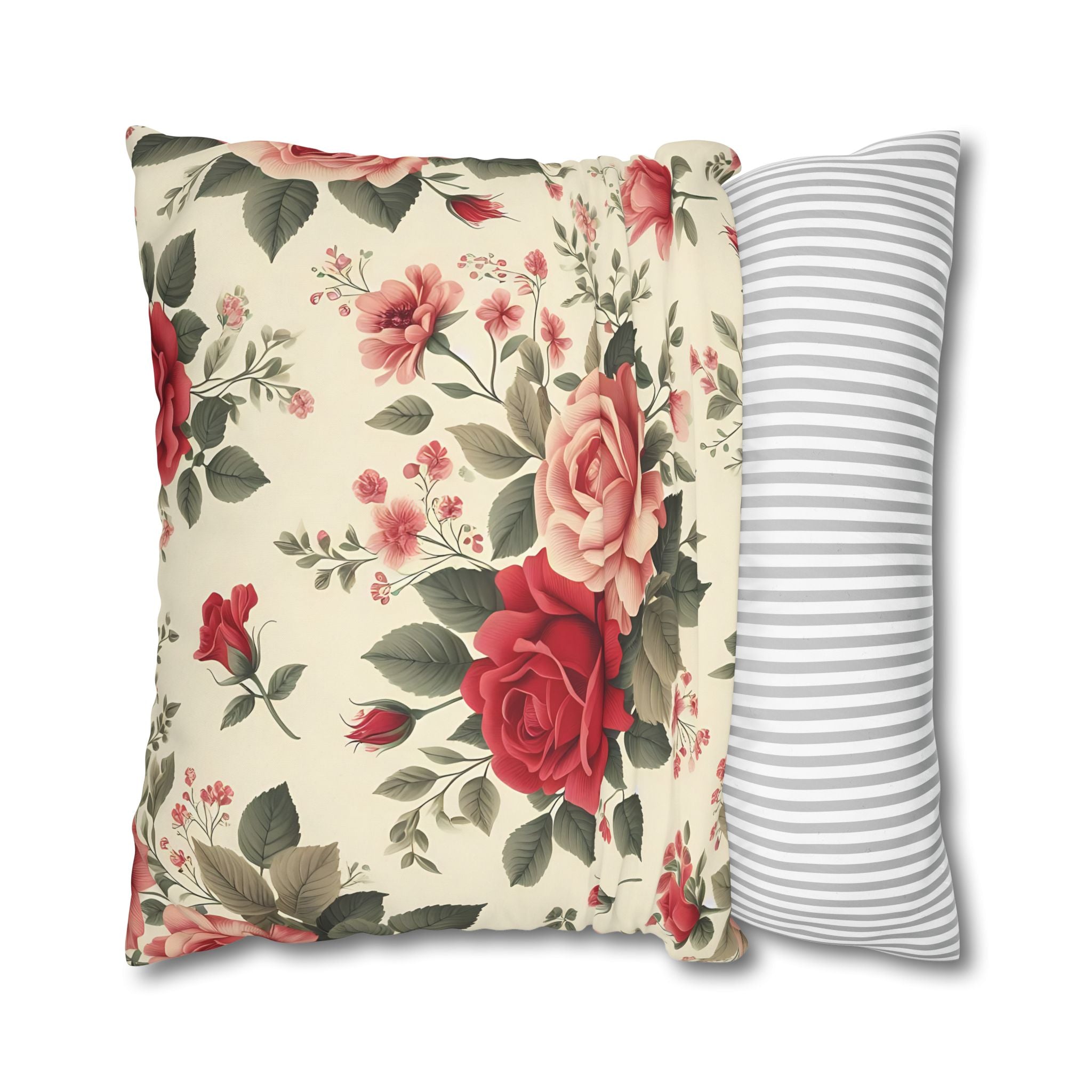 Vintage Rose Pillowcase - Floral Bedding