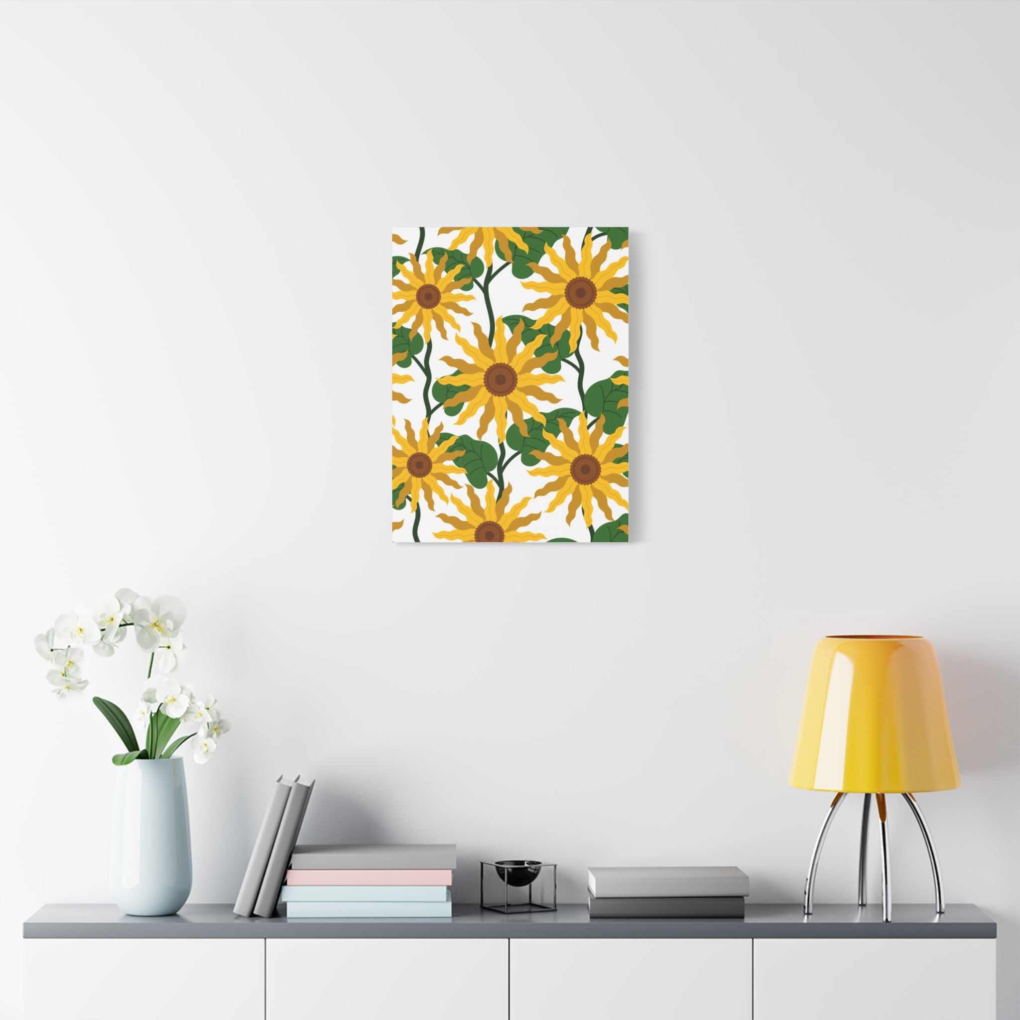 Bold Sunflower Canvas Art Print