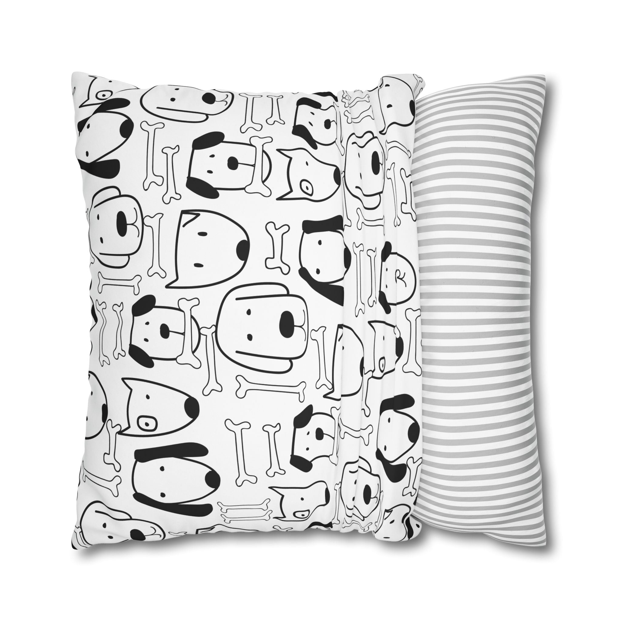 Cute Puppy Bone Pillowcase - Kids'