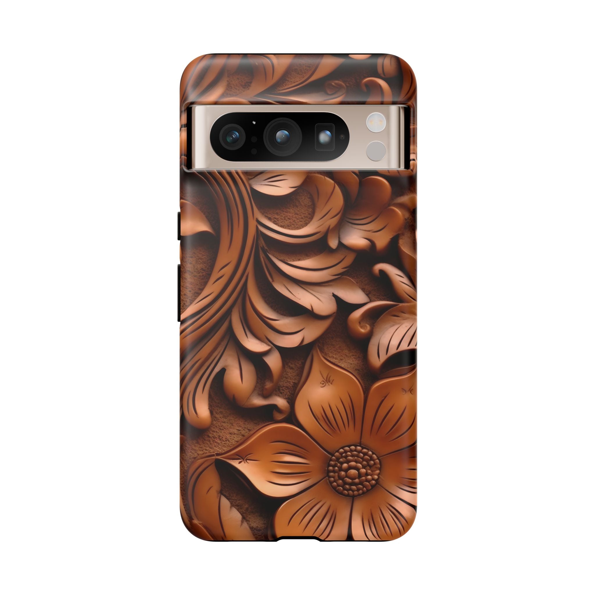 Intricate Wood Carving Design Google Pixel Case (All Models)