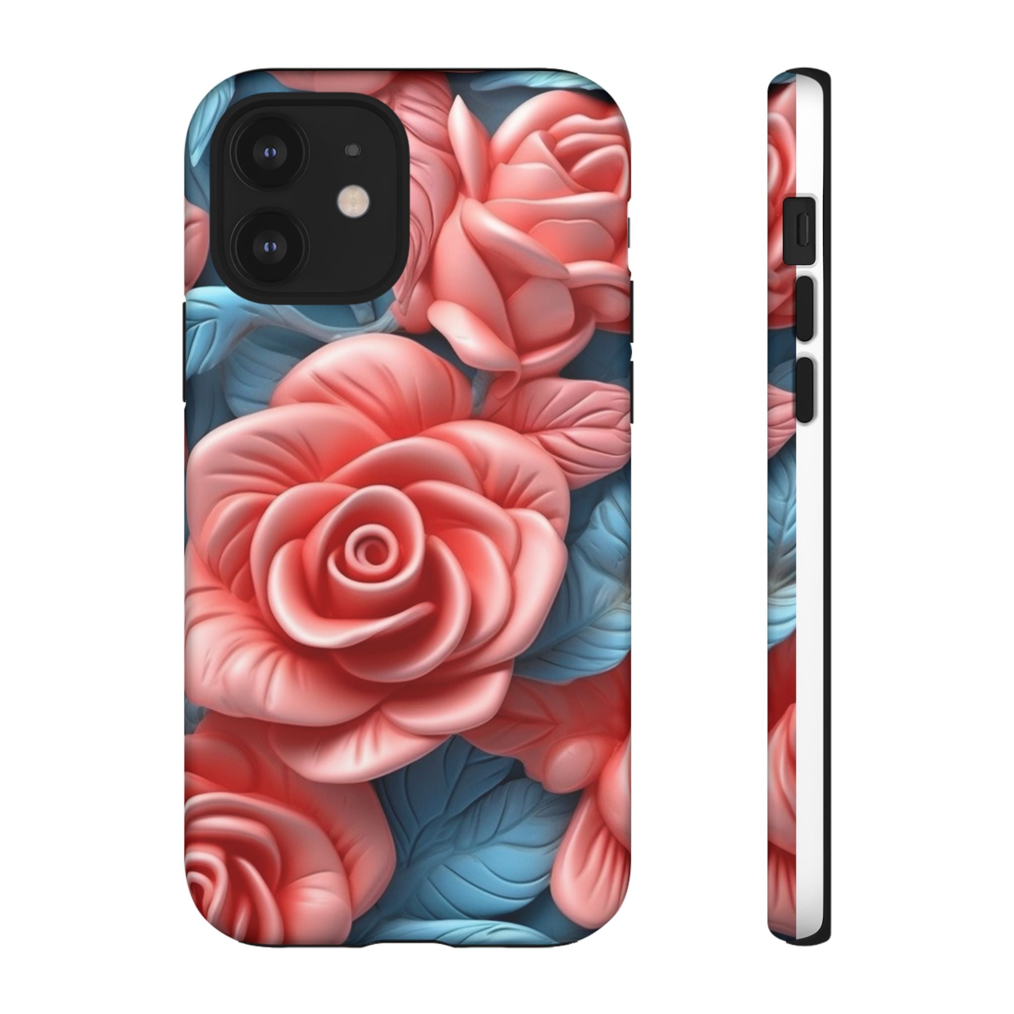 Stylized Floral iPhone Case - Hexagon Stone