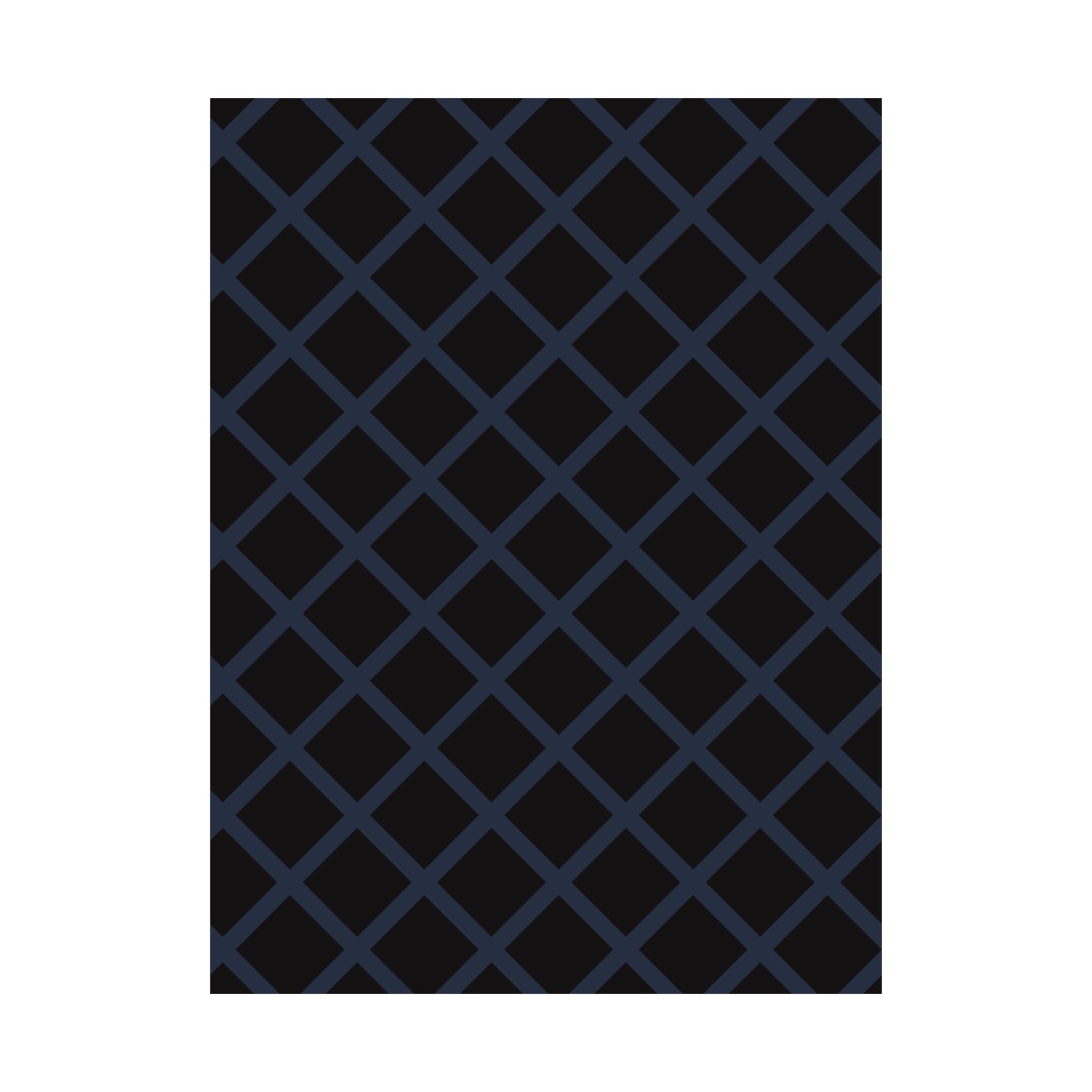 Geometric Diamond Lattice Art Poster