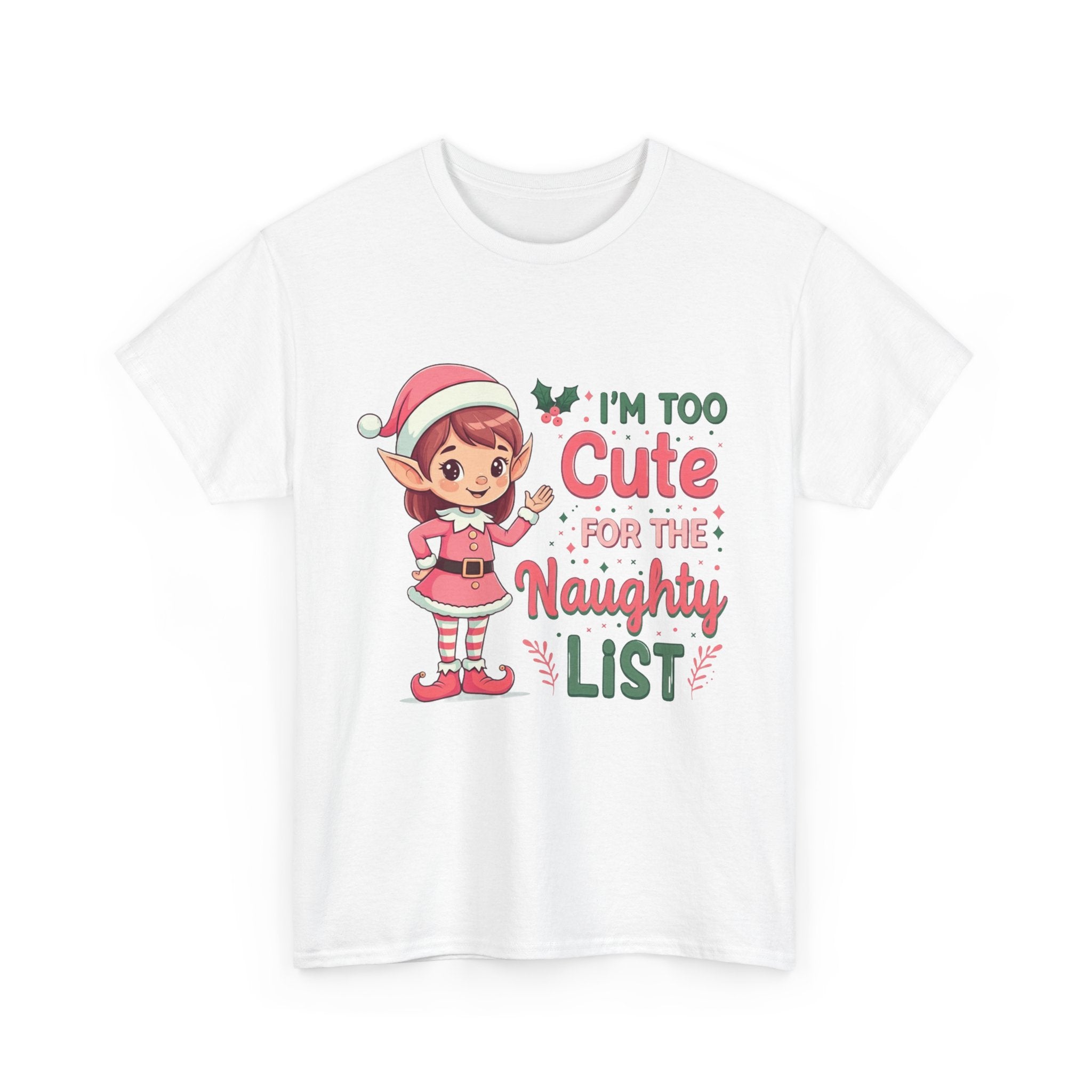 Too Cute Elf Christmas T-Shirt