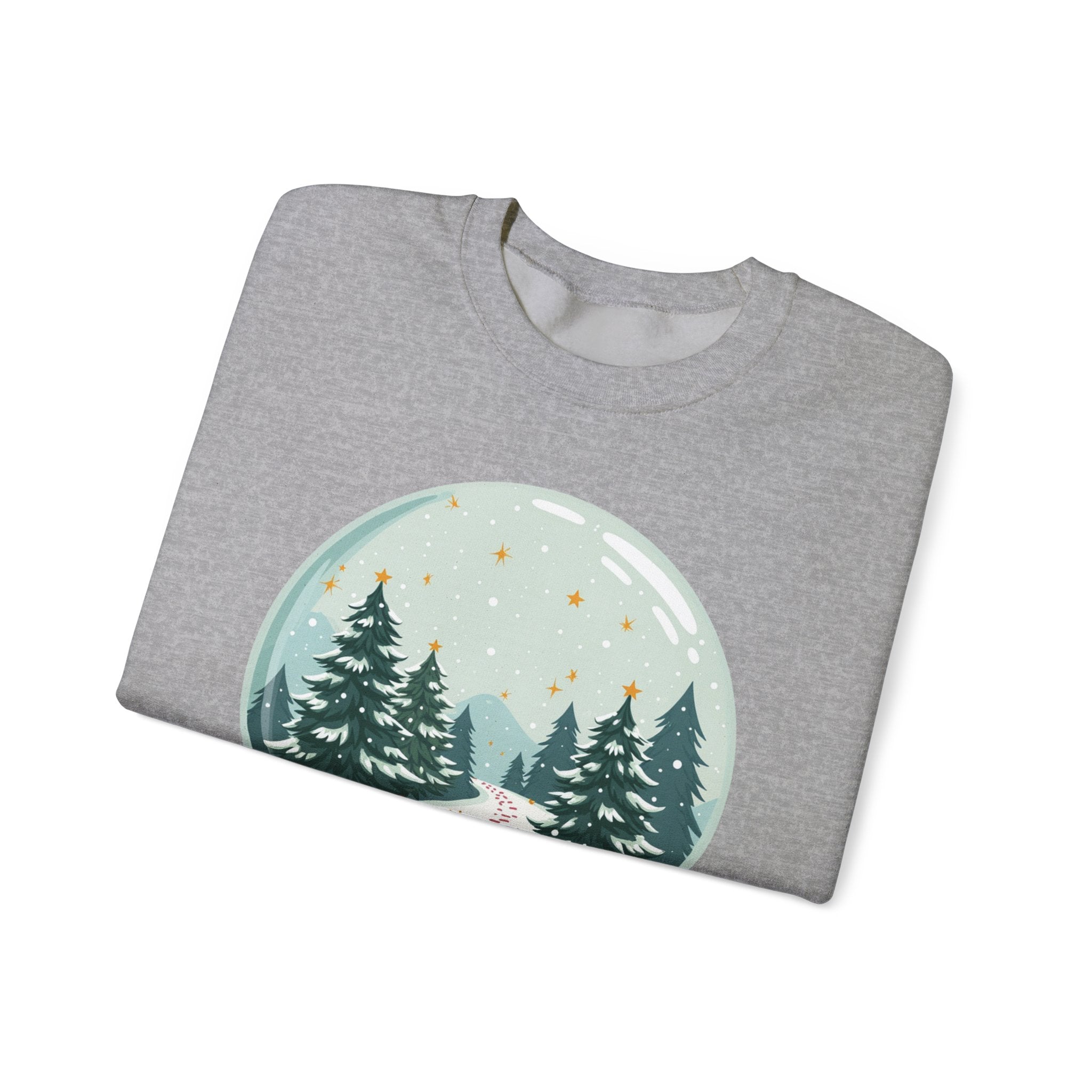 Jingle All the Way Snow Globe Xmas Sweatshirt