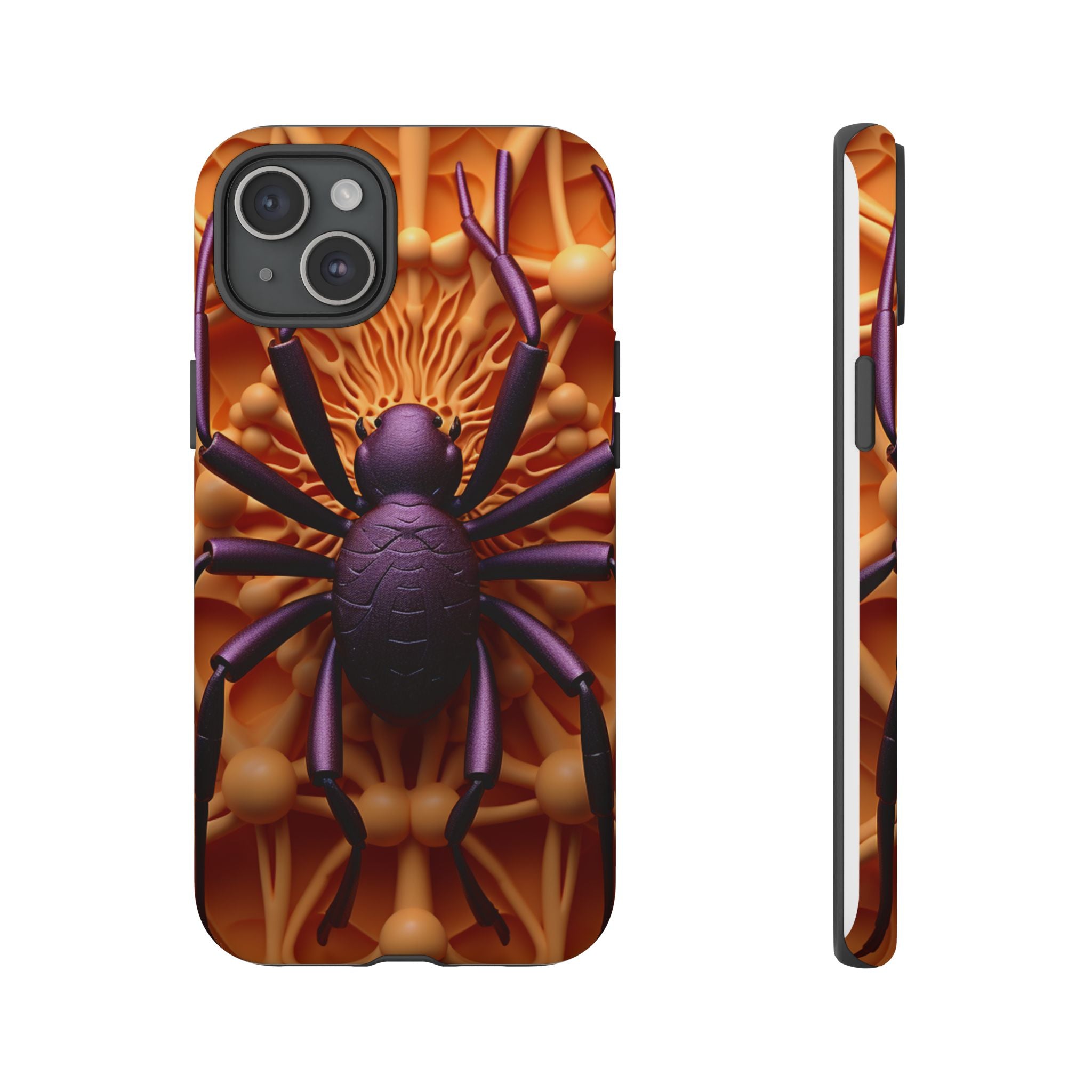 Metallic Spider Hexagon iPhone Case