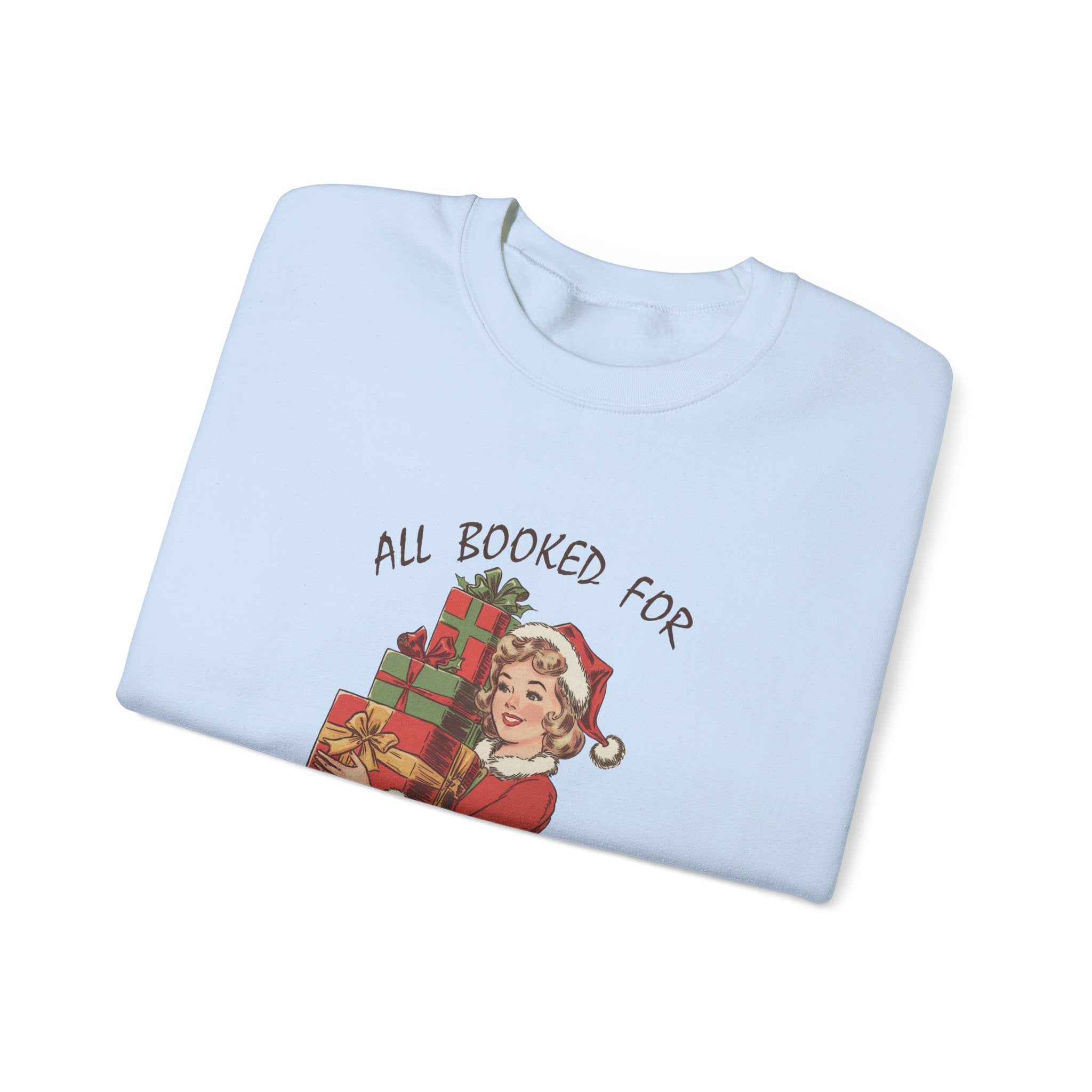 Vintage Santa Girl Christmas Sweatshirt