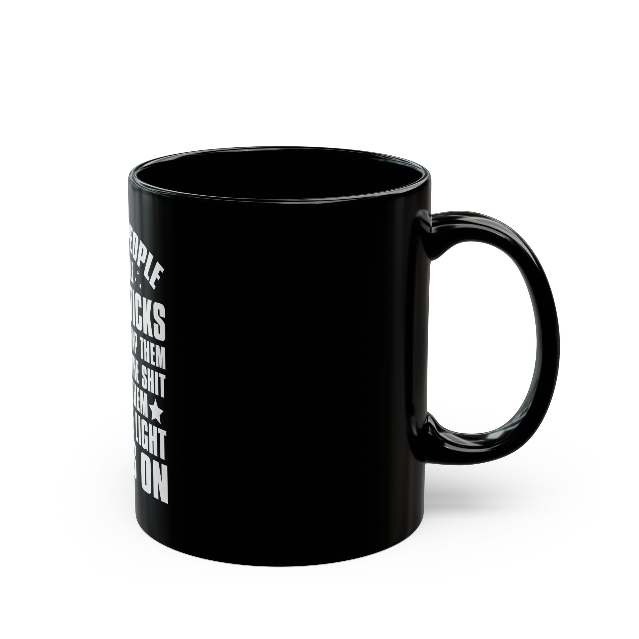 Stupid People Glow Stick Mug - Funny Gift