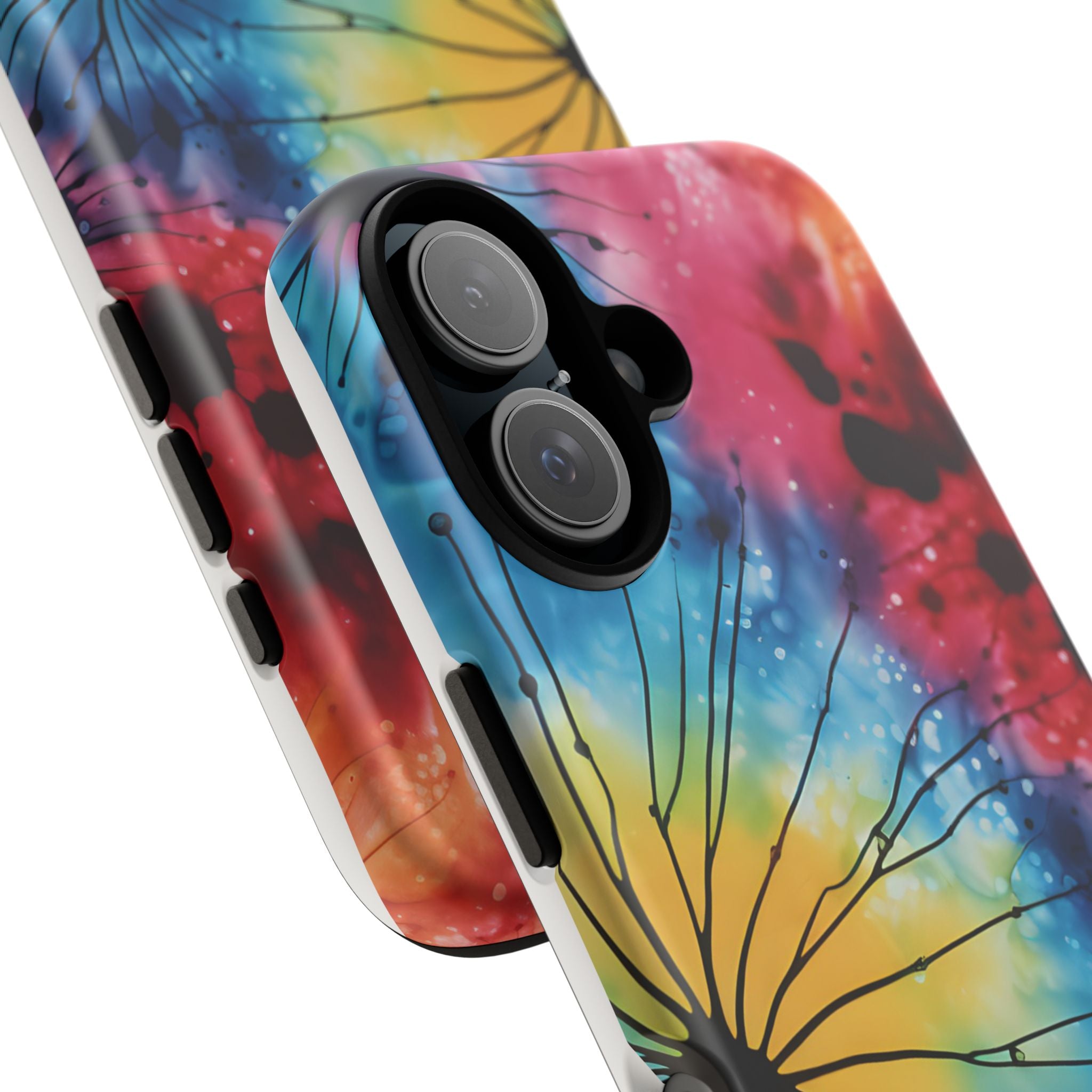 Cosmic Bloom Hexagon Stone iPhone Case