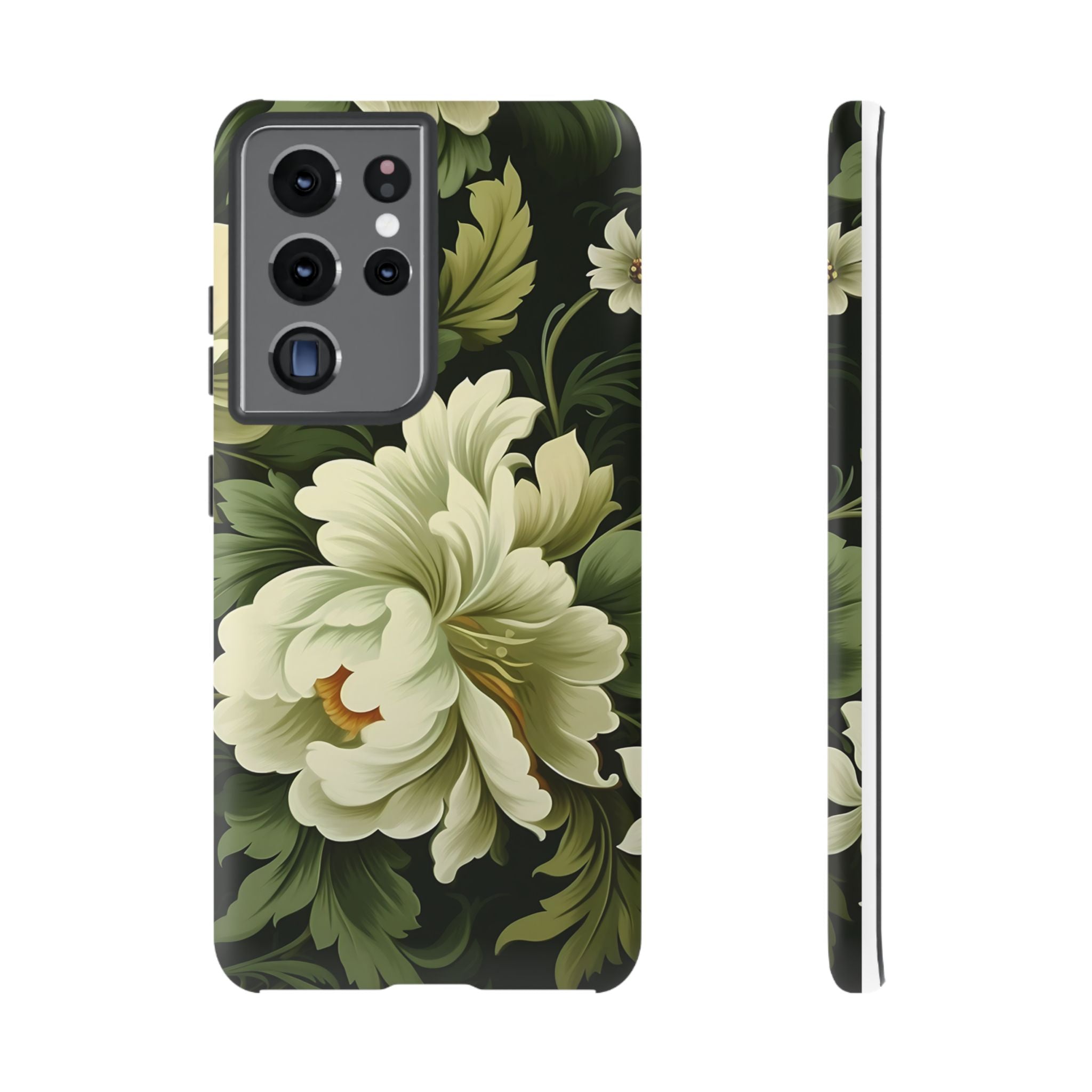 Opulent Floral Samsung Case - Dark Green