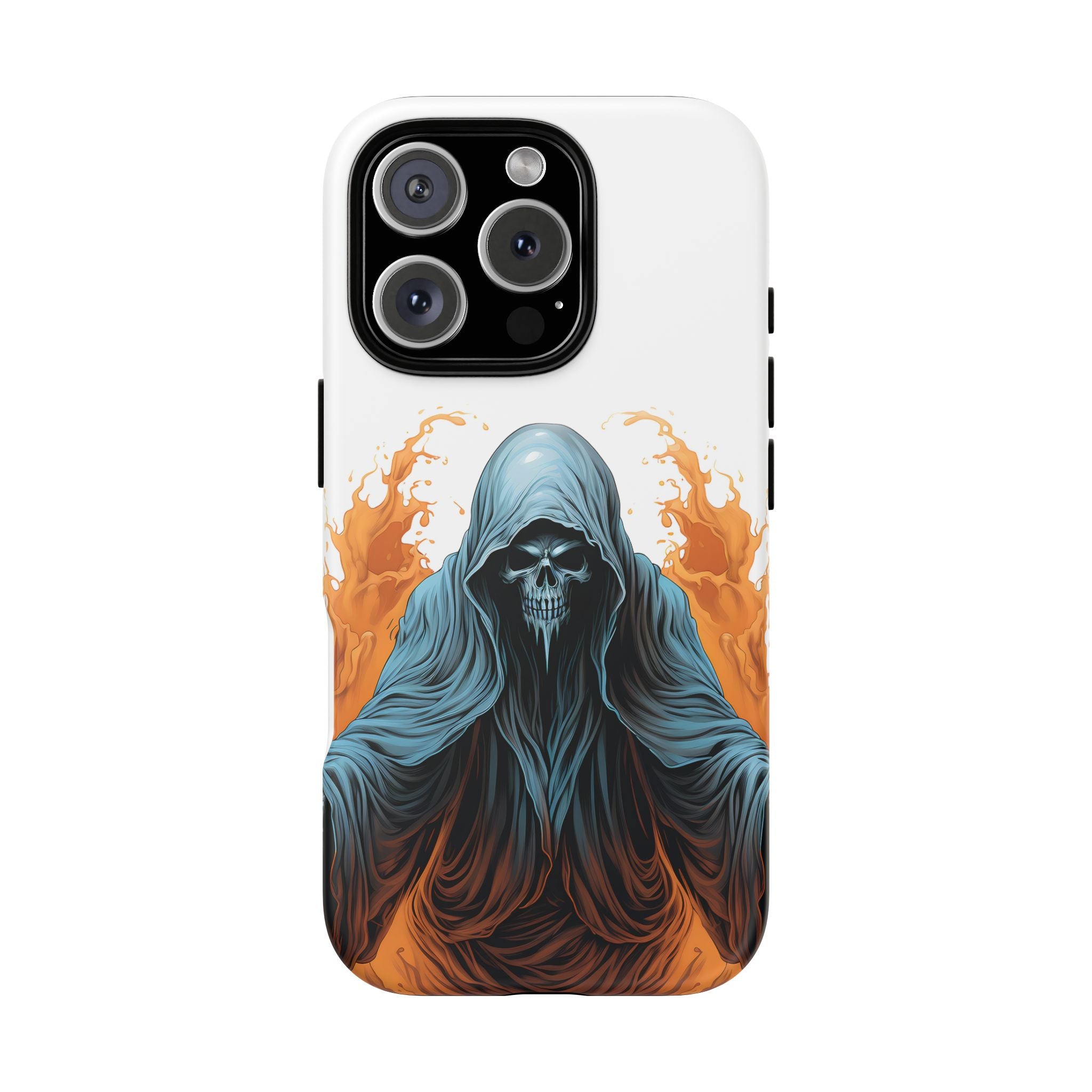 Grim Reaper Hexagon Stone iPhone Case