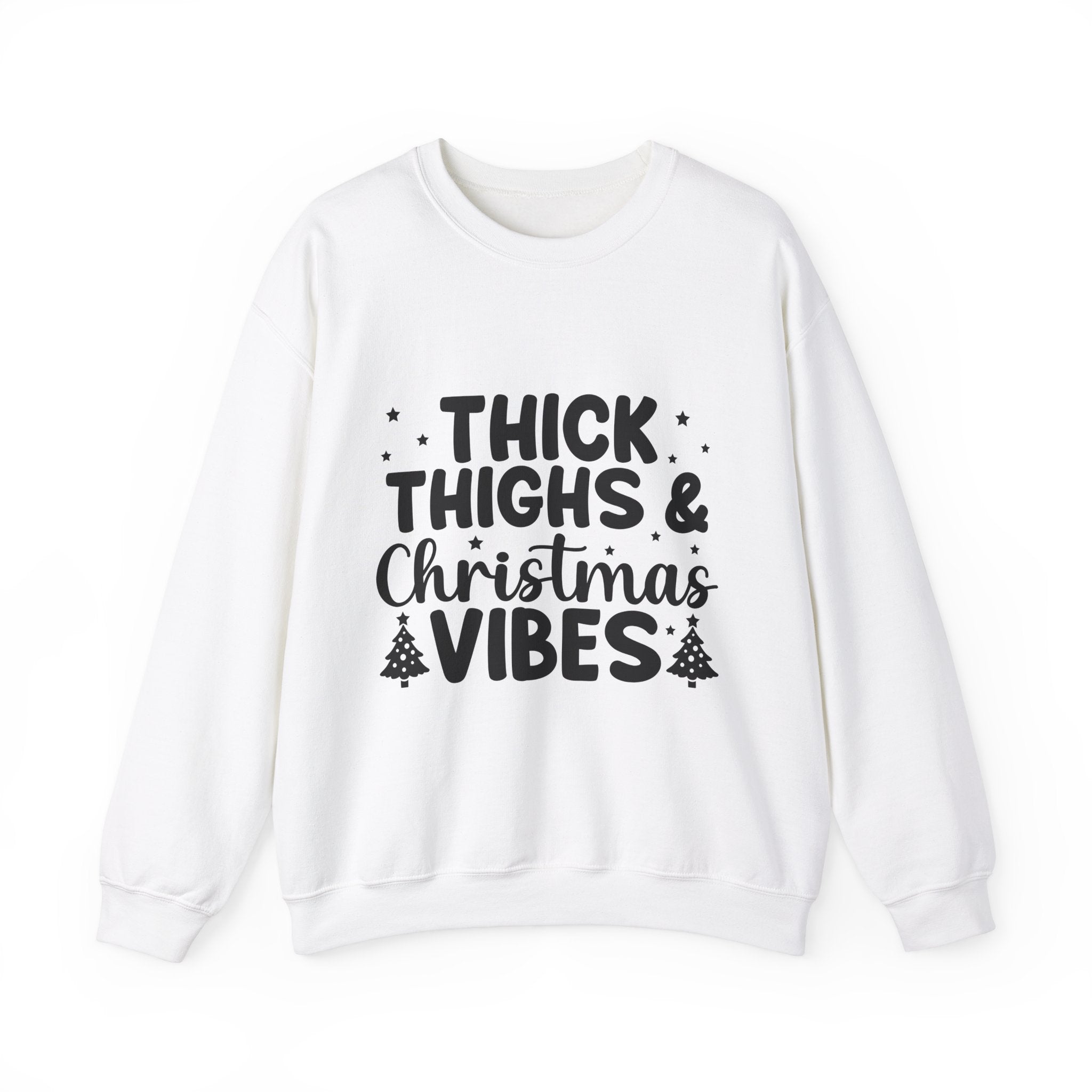 Thick Thighs & Christmas Vibes Sweatshirt