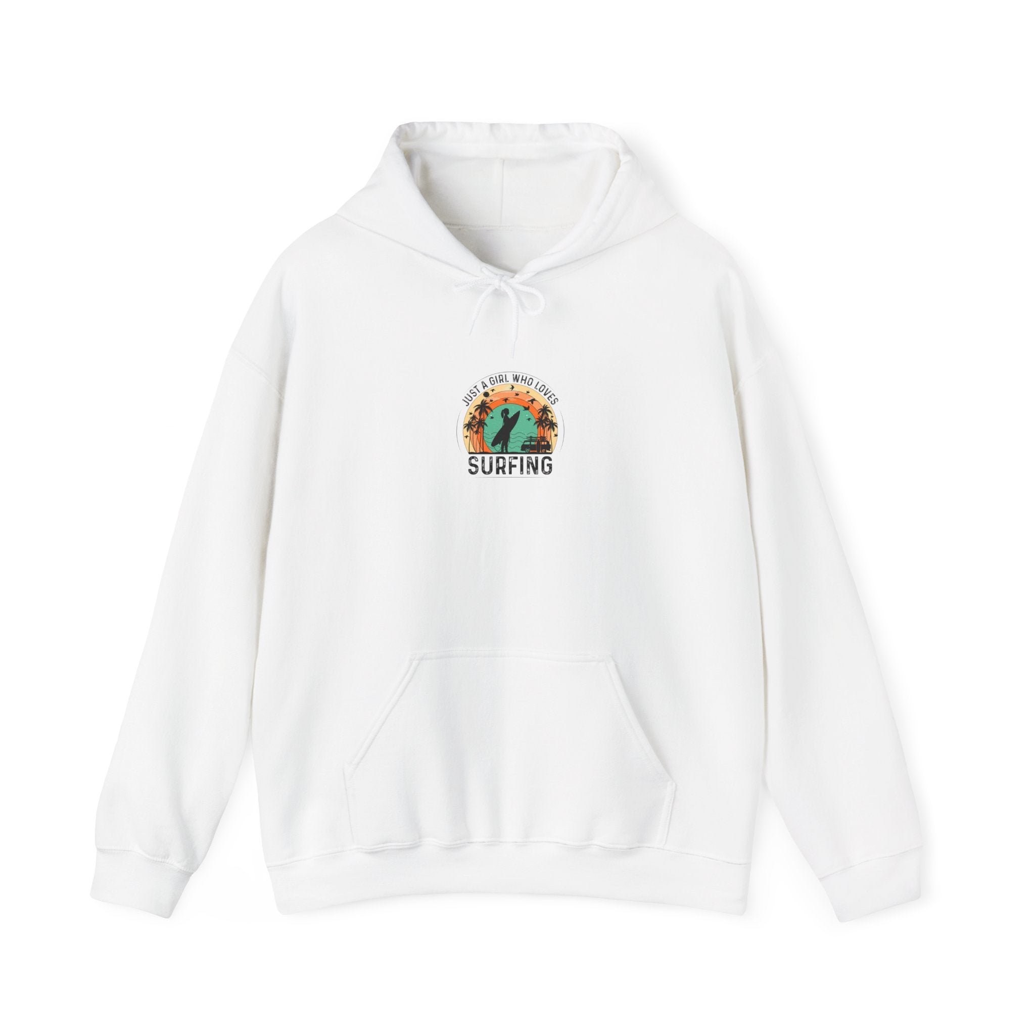 Surf Girl Hoodie: Retro Beach Vibes