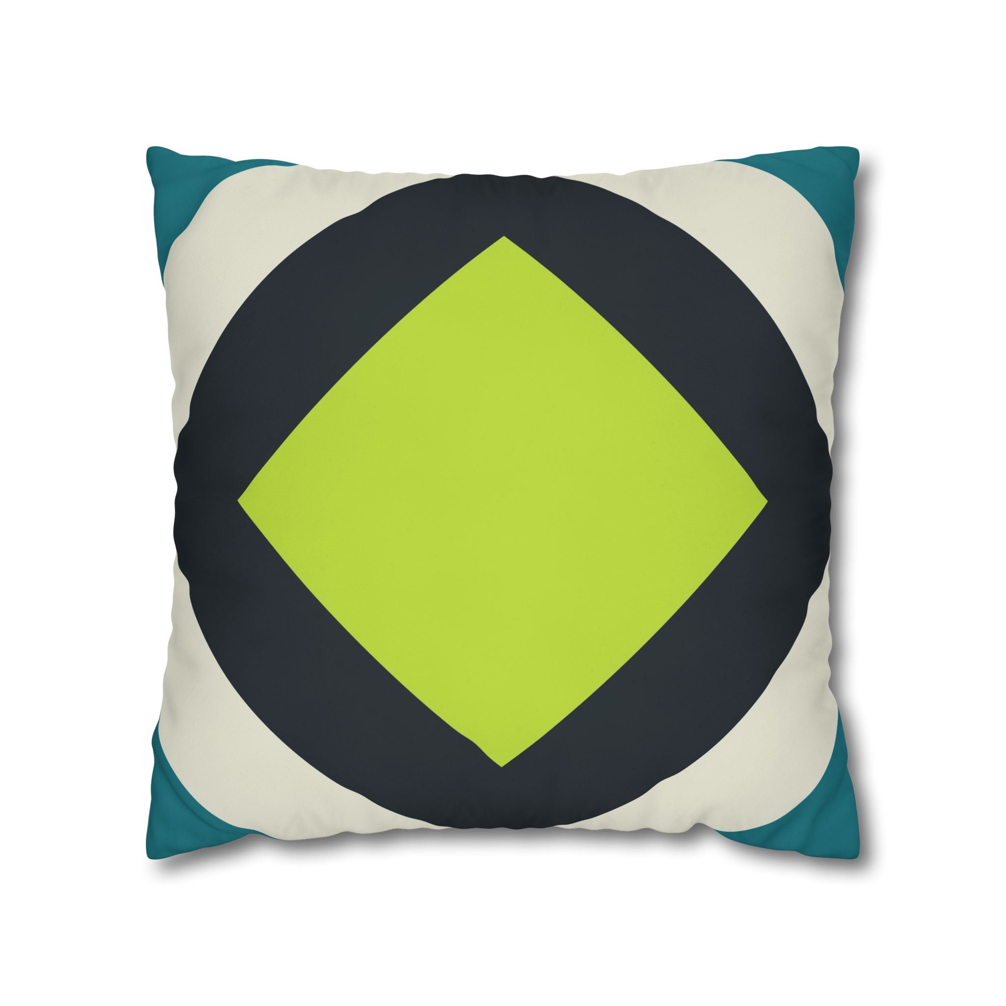 Geometric Diamond Pillowcase - Modern Art