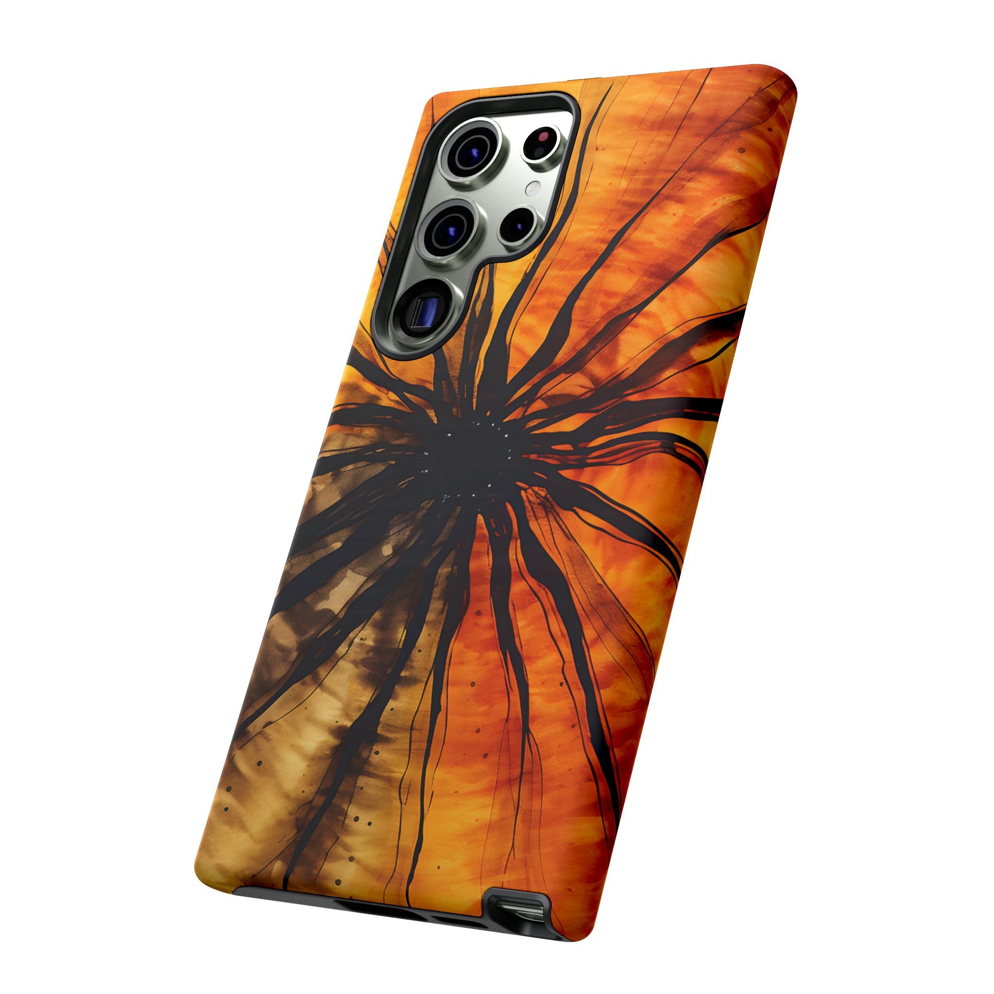 Fiery Sunburst Abstract Samsung Case