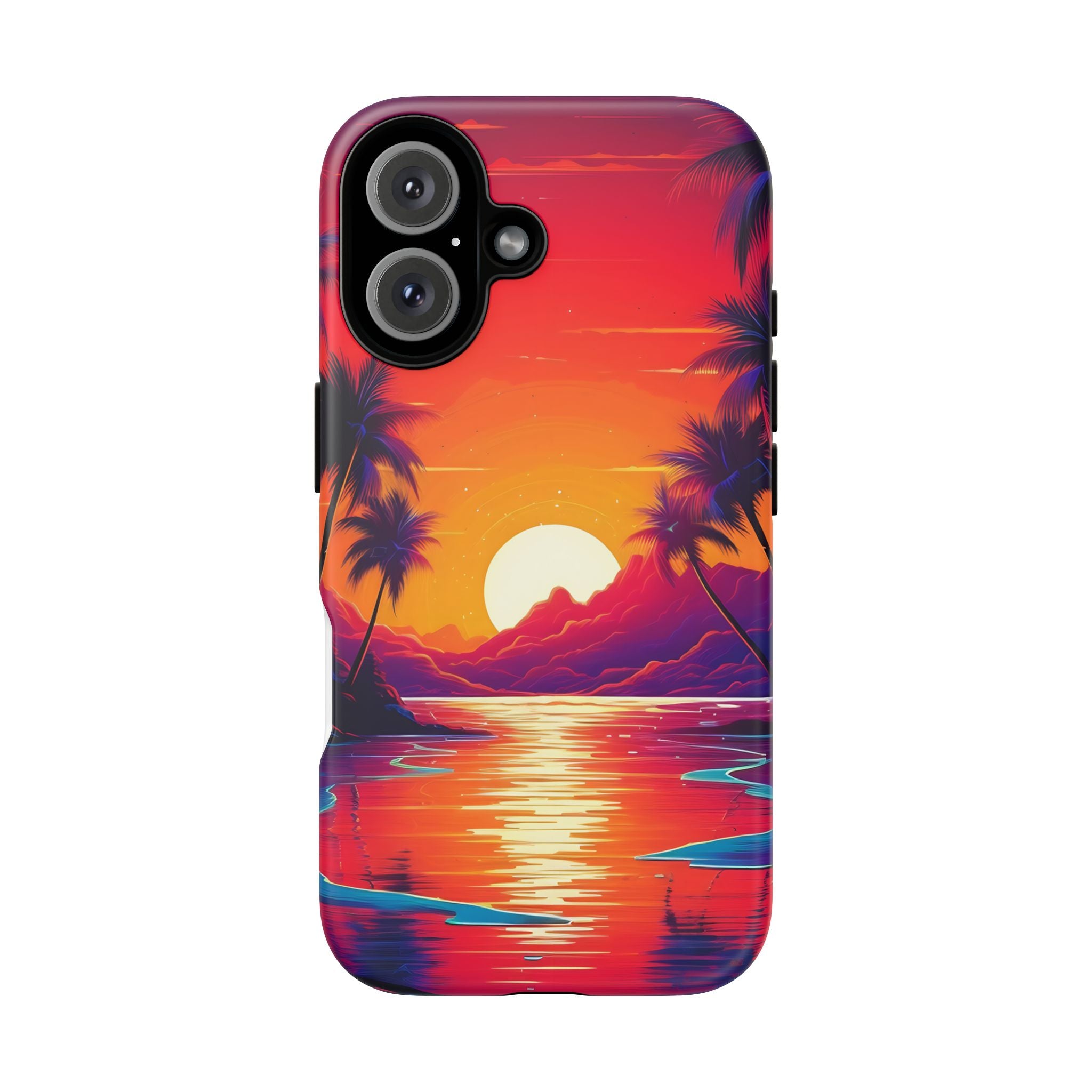 Sunset Beach Hexagon iPhone Case