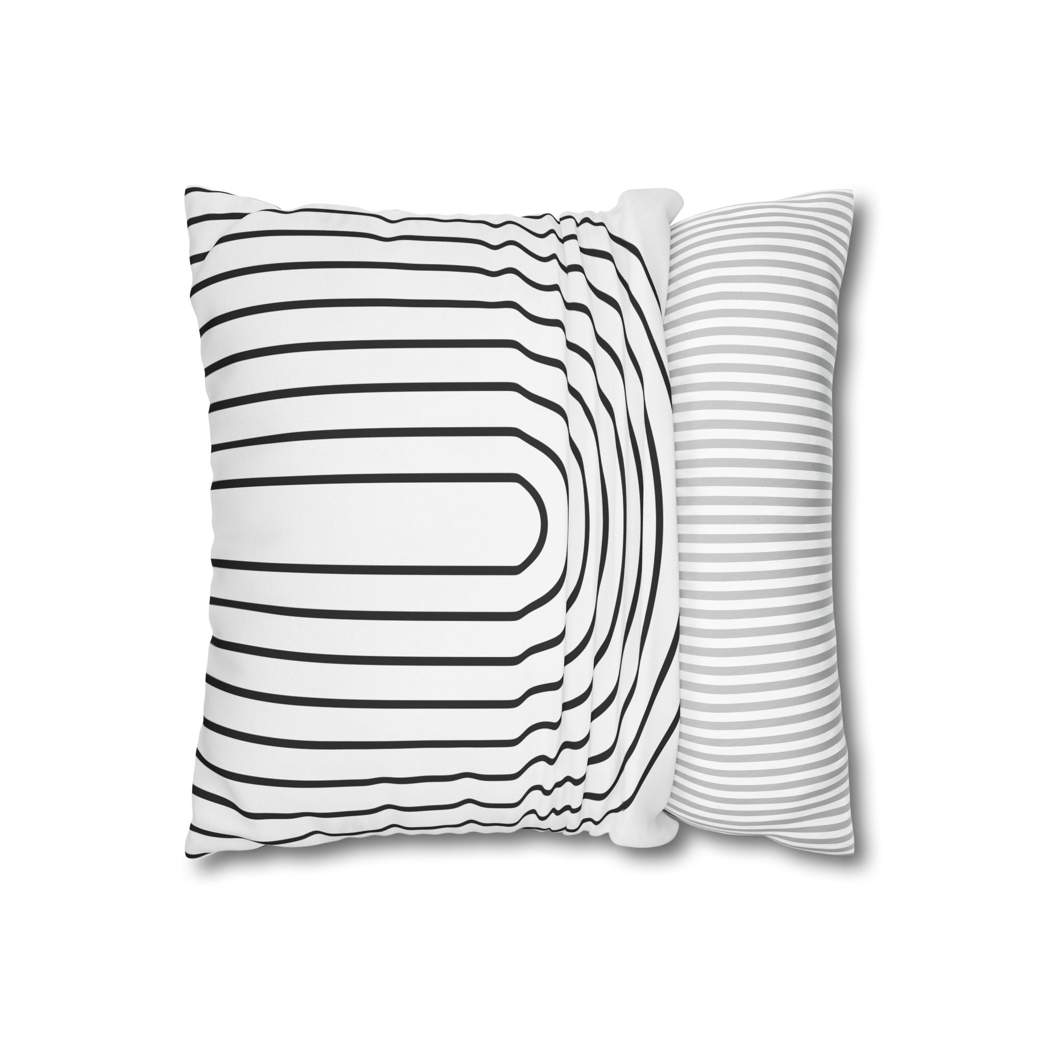 Abstract U-Shape Pillowcase - Minimalist Design