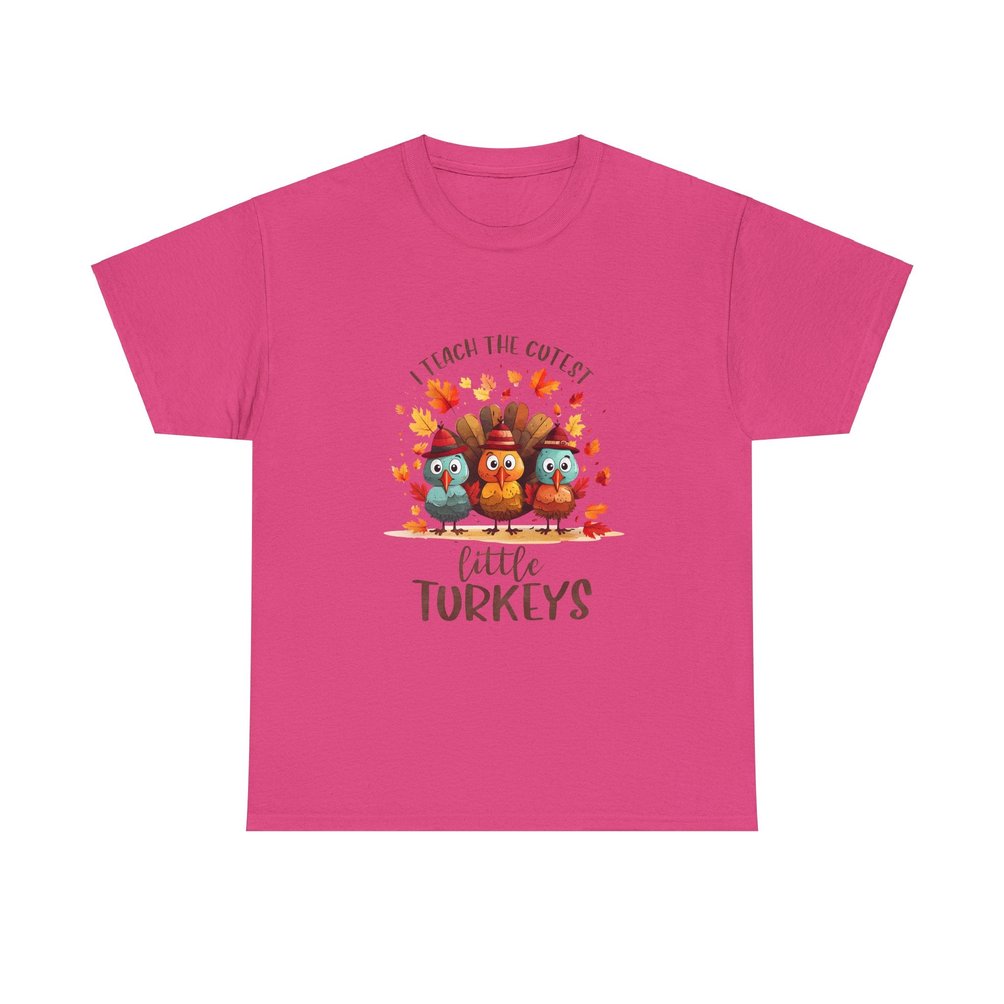 Cute Turkeys Thanksgiving Teacher T-Shirt