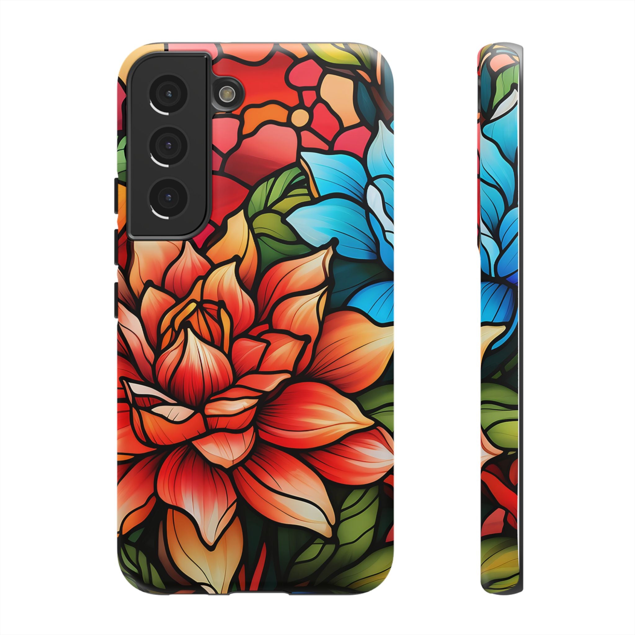 Stained Glass Floral Samsung Case