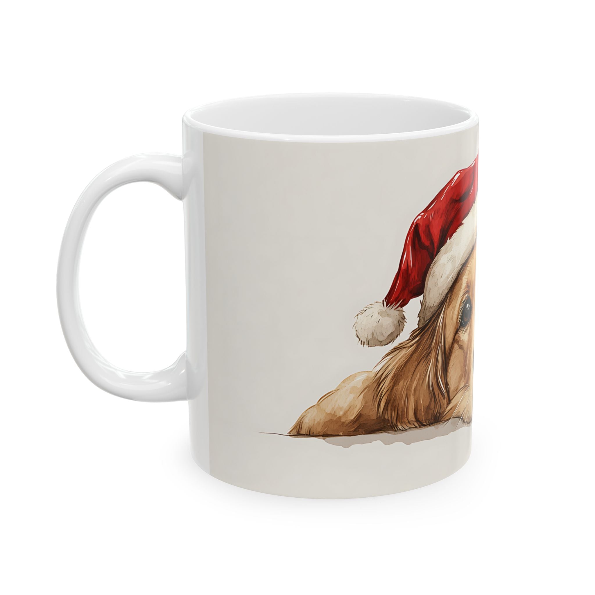 Golden Retriever Christmas Mug