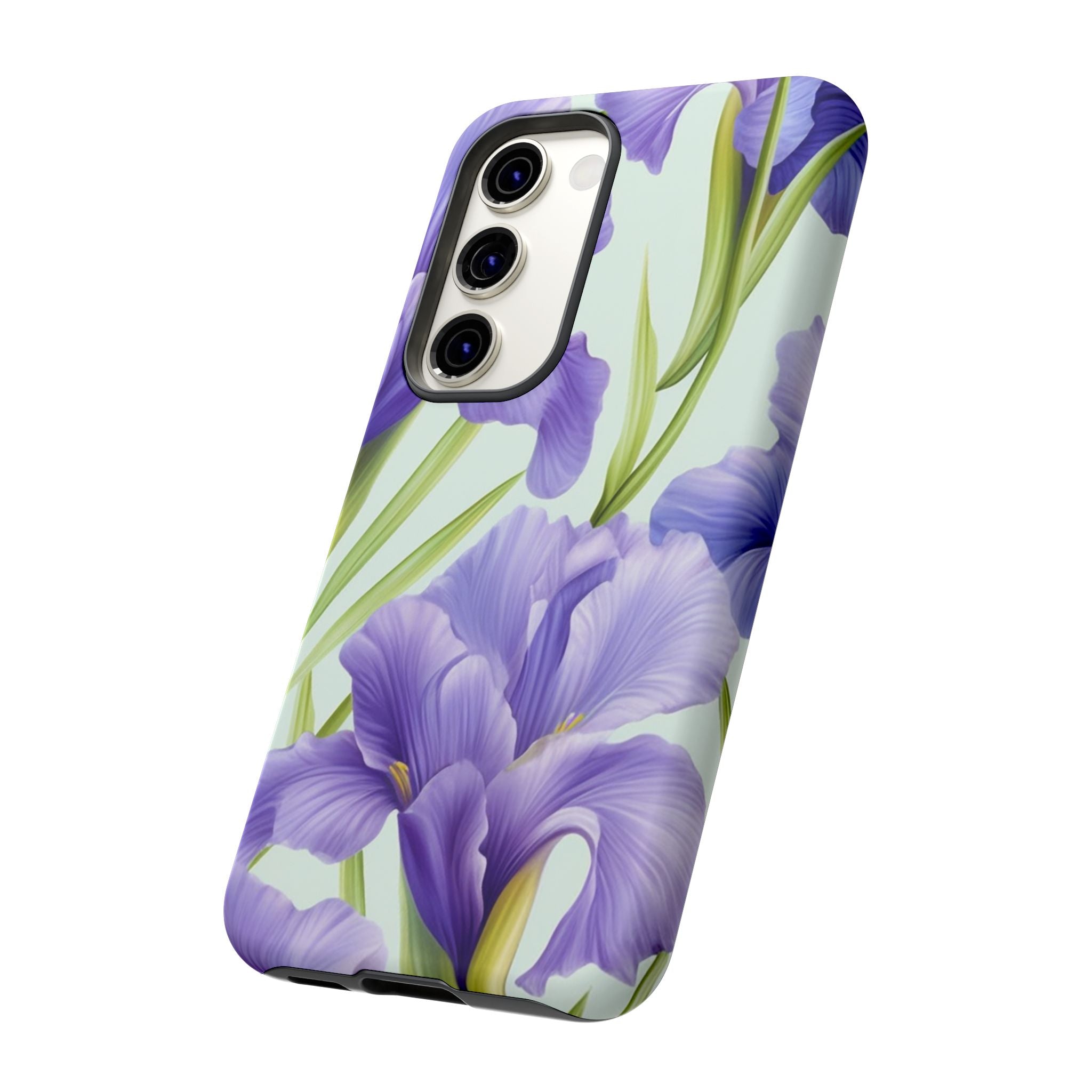 Elegant Purple Iris Samsung Phone Case