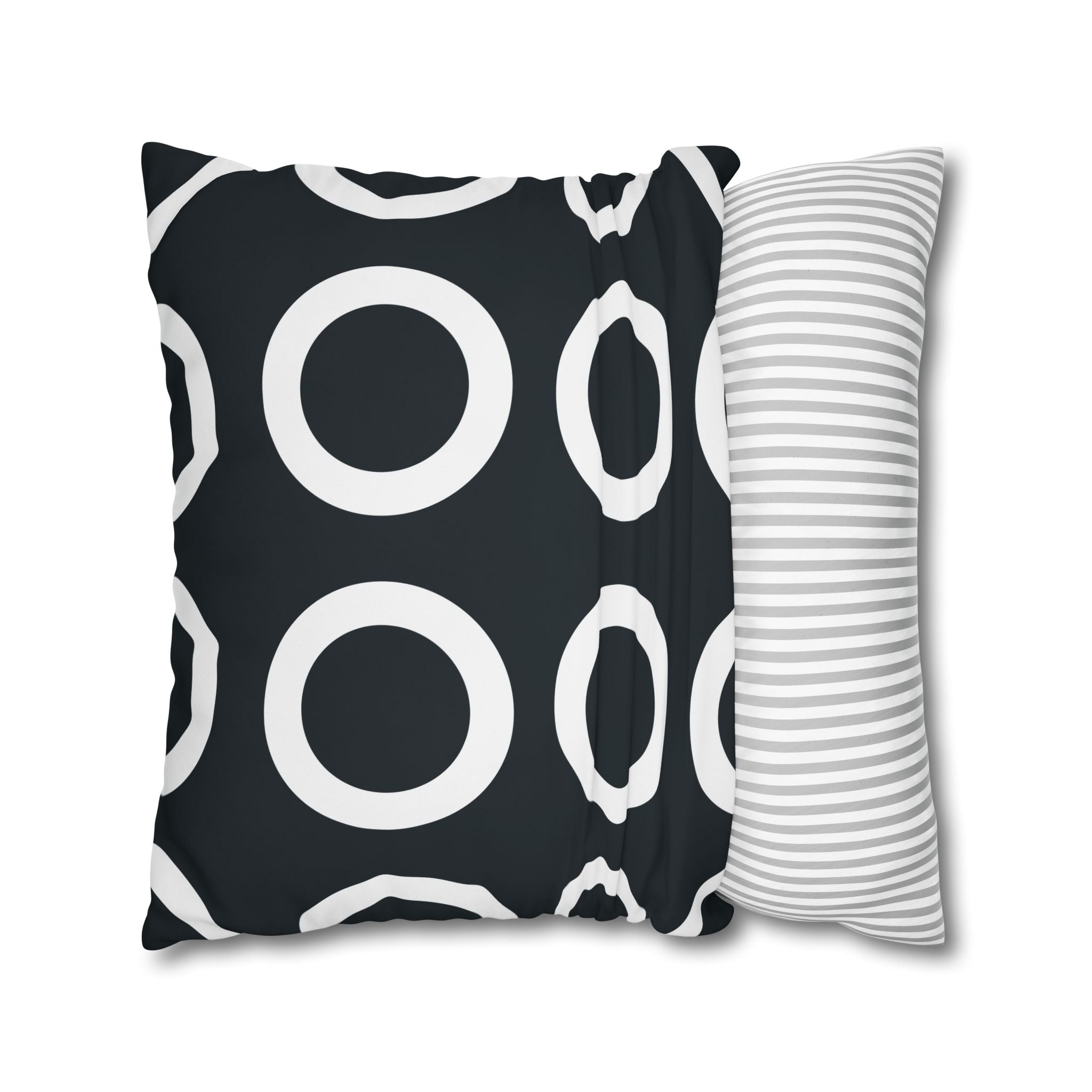 Navy Blue & White Dot Pillowcase