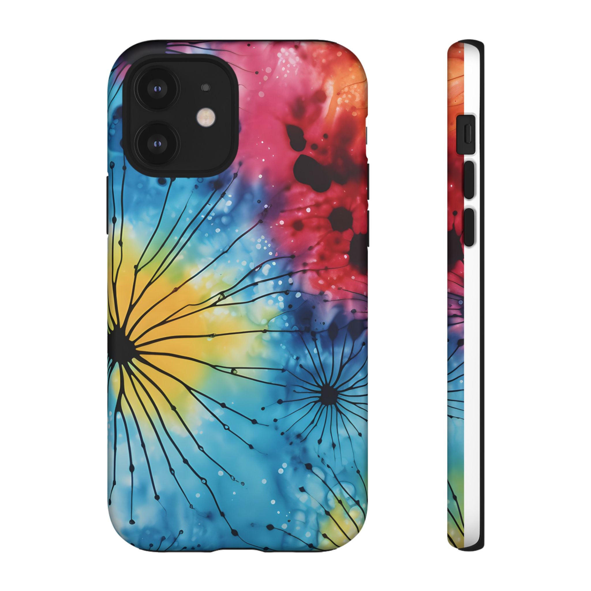 Cosmic Bloom Hexagon Stone iPhone Case