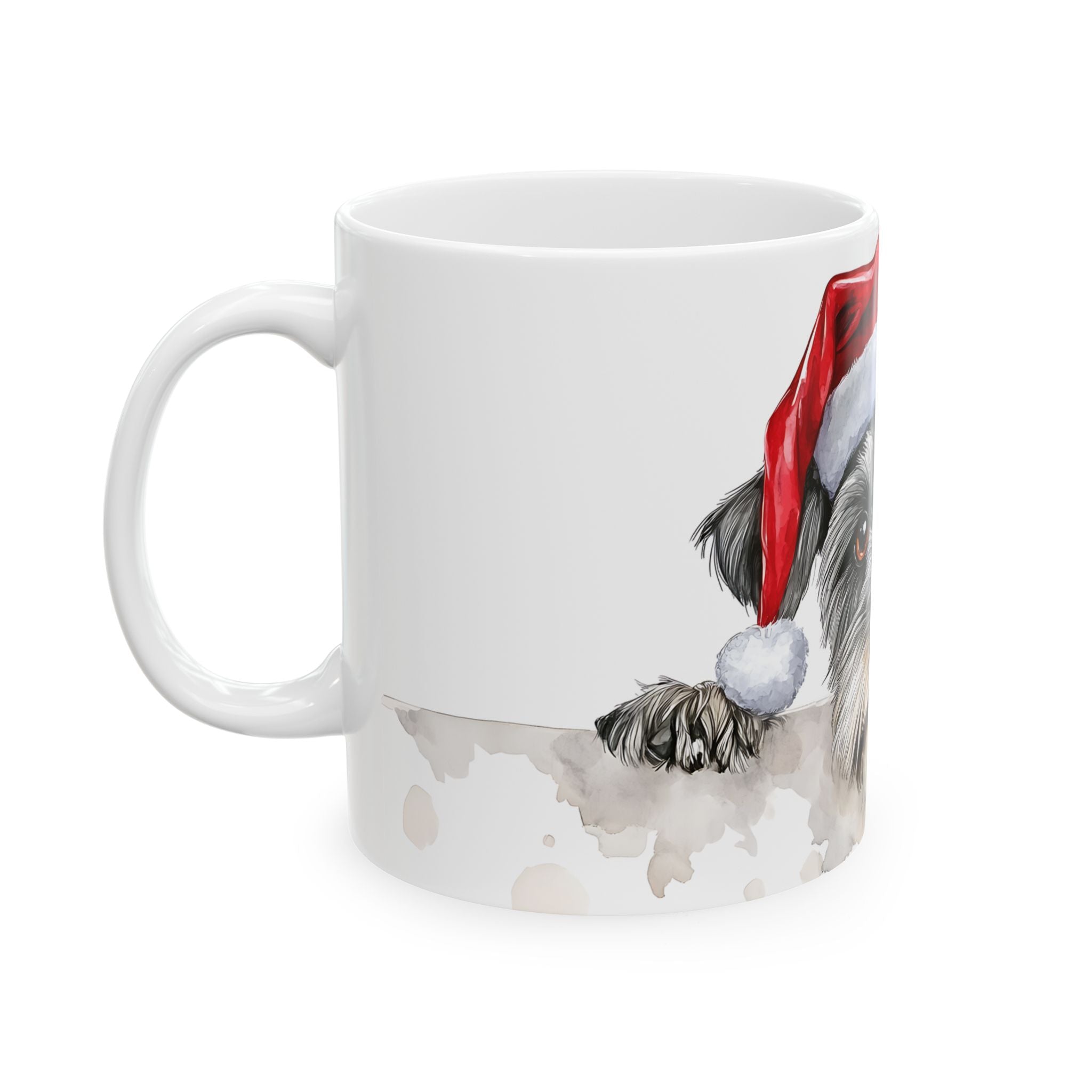 Miniature Schnauzer Christmas Mug