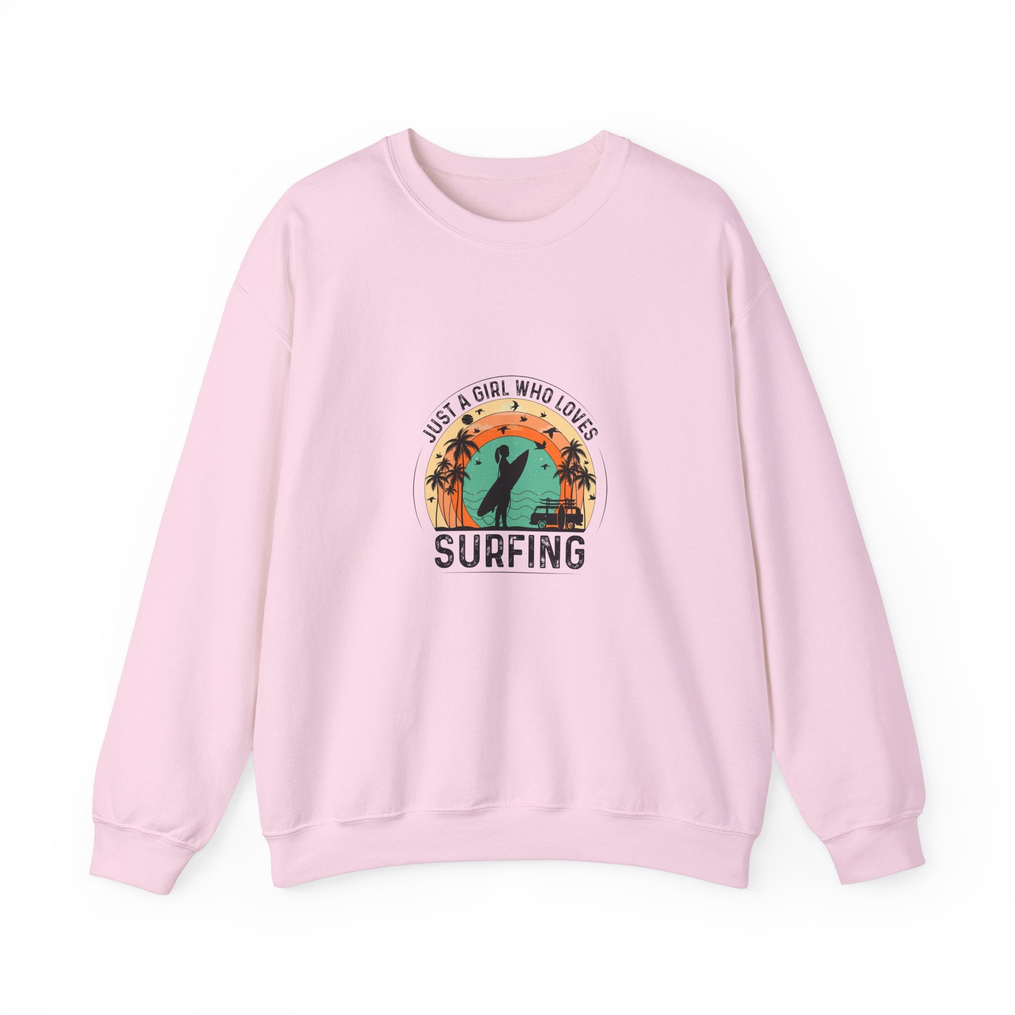 Surfer Girl Sweatshirt: Retro Beach Vibes