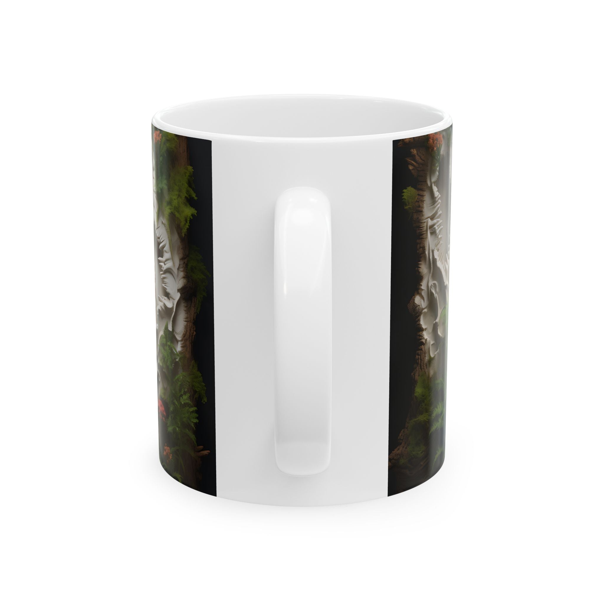 Tree Trunk Oasis Mug: Nature's Art