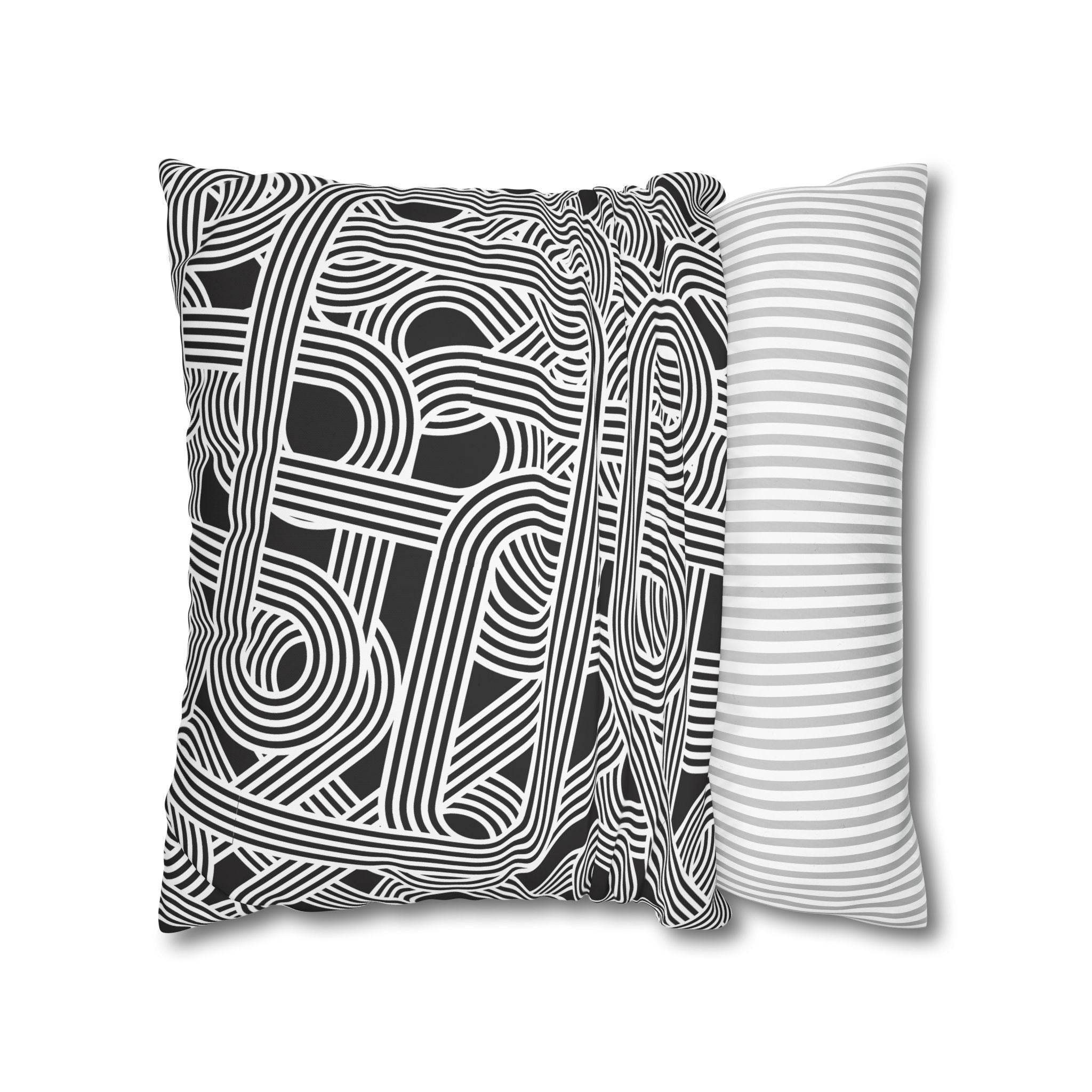 Retro Optical Illusion Pillowcase