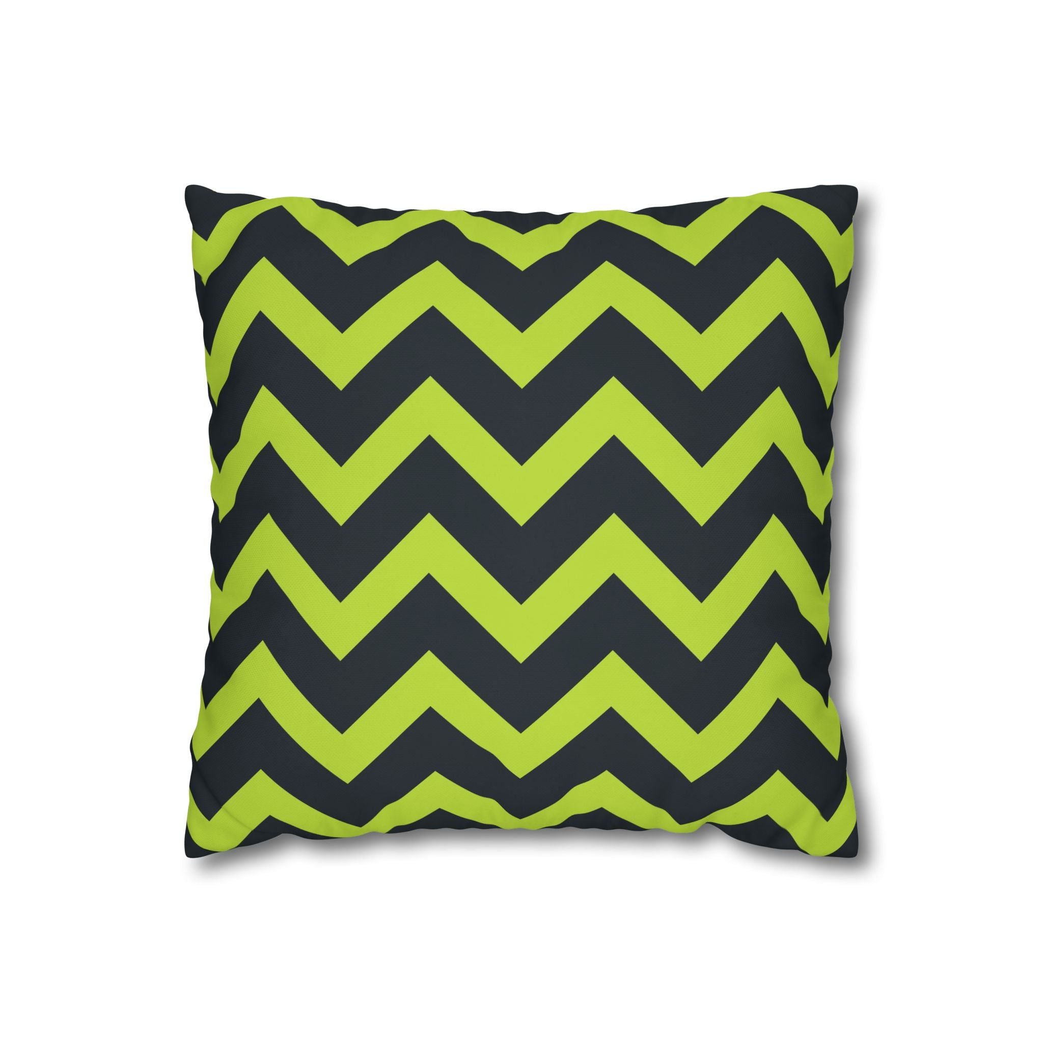 Teal & Lime Zigzag Chevron Pillowcase