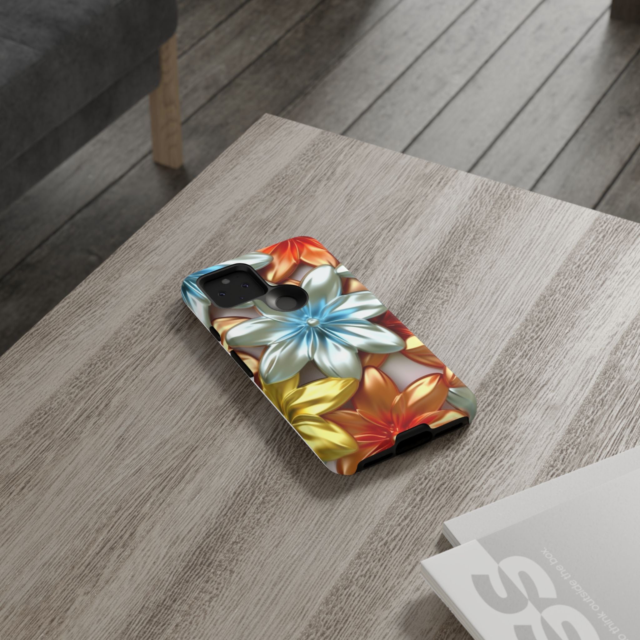 Metallic Flower Modern Art Design Google Pixel Case (All Models)