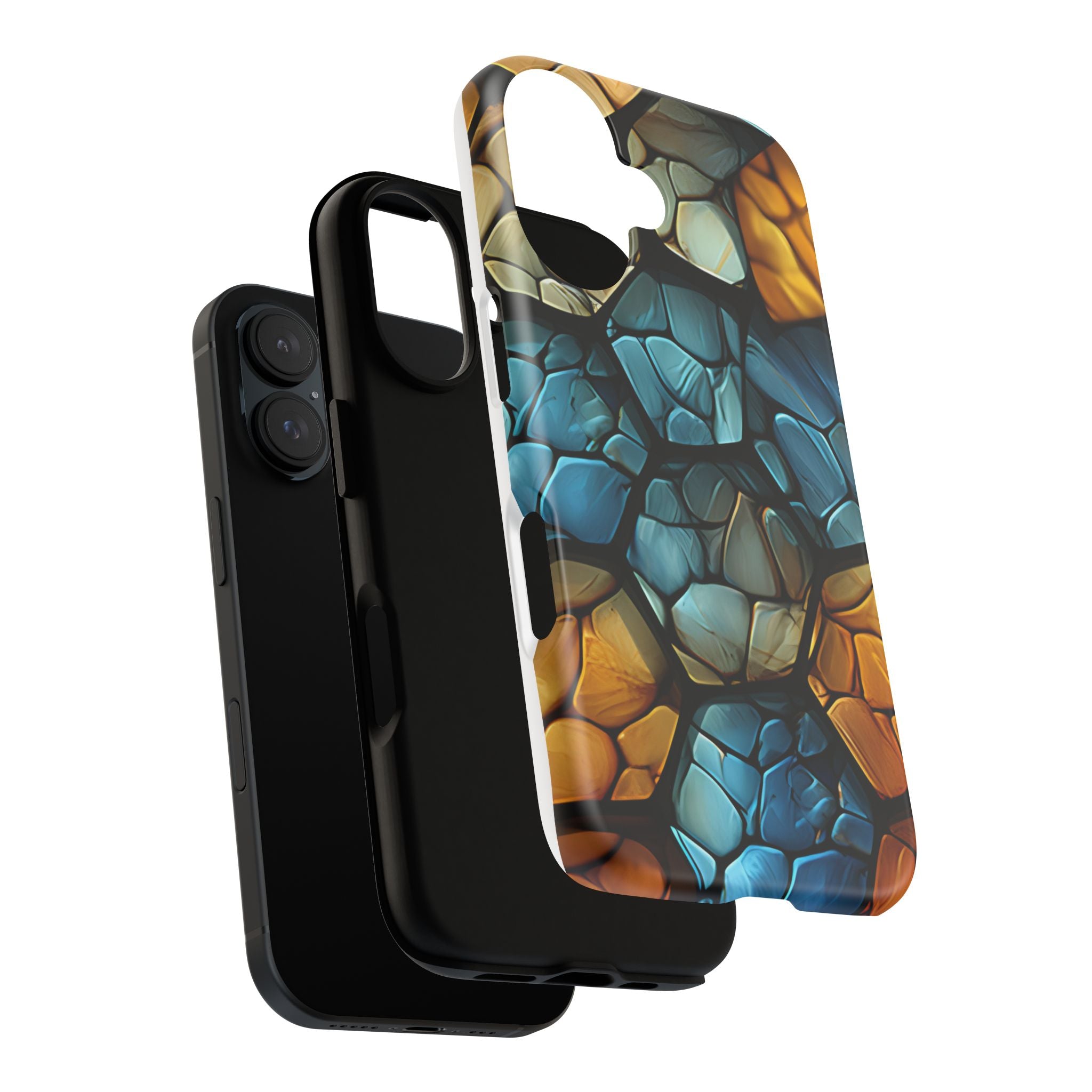 Abstract Stone Mosaic iPhone Case