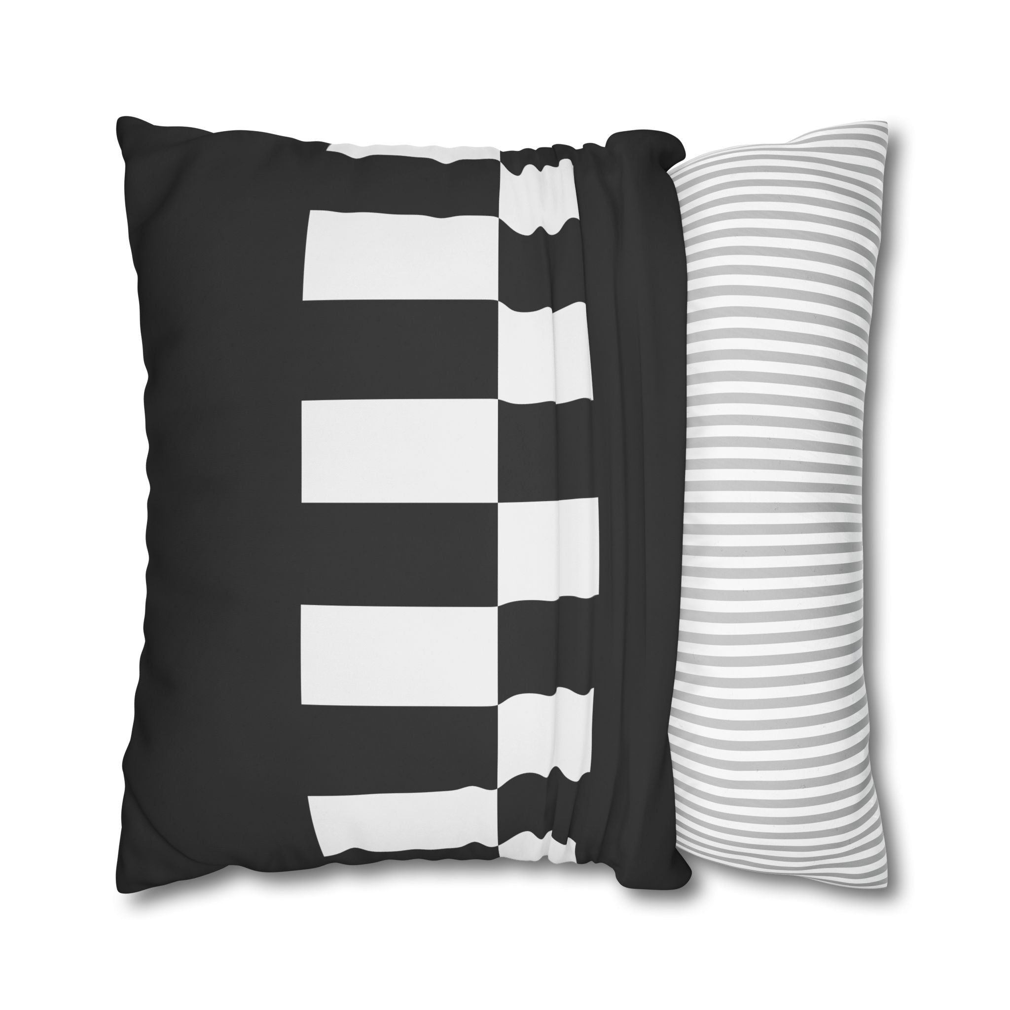 Black & White Checkered Pillowcase