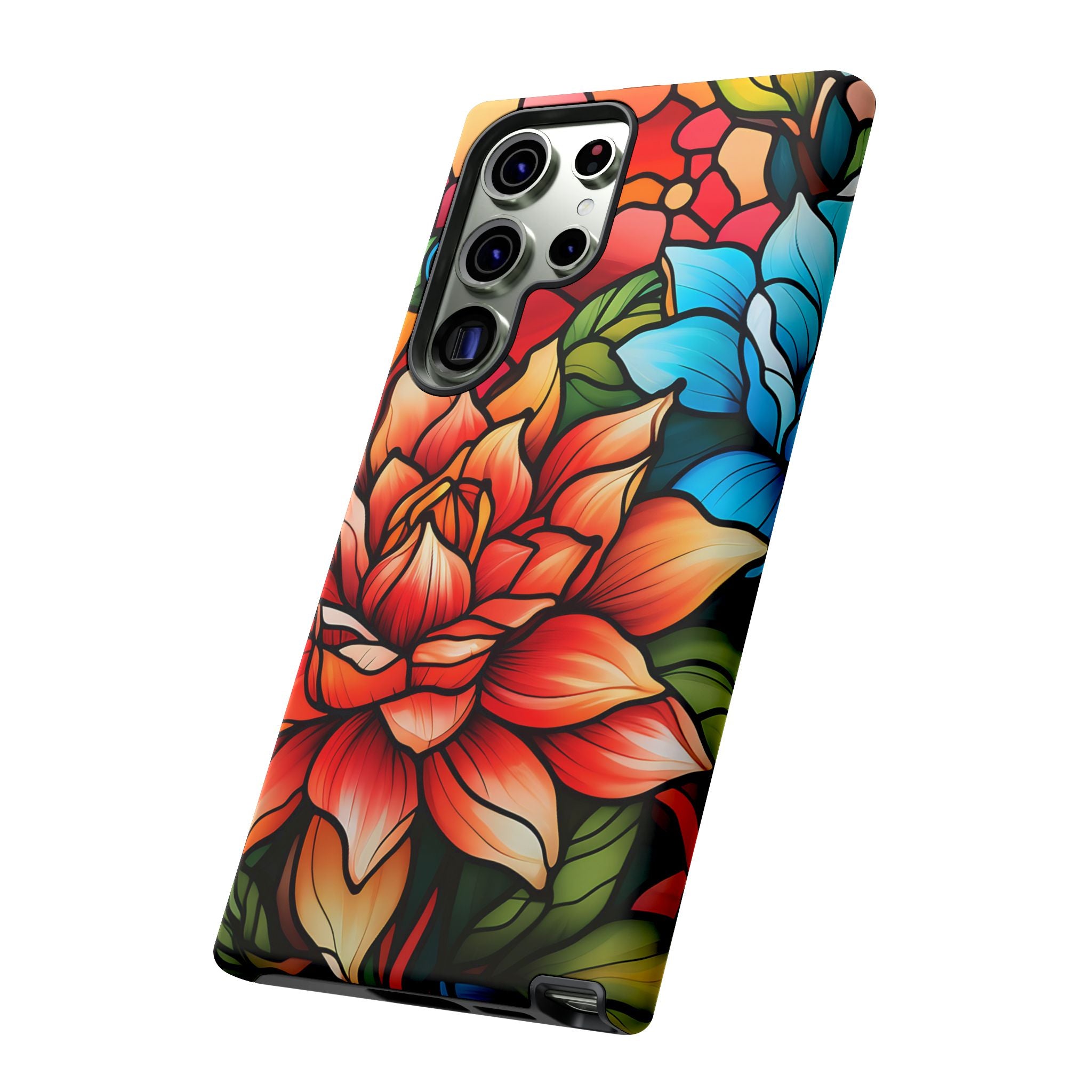 Stained Glass Floral Samsung Case