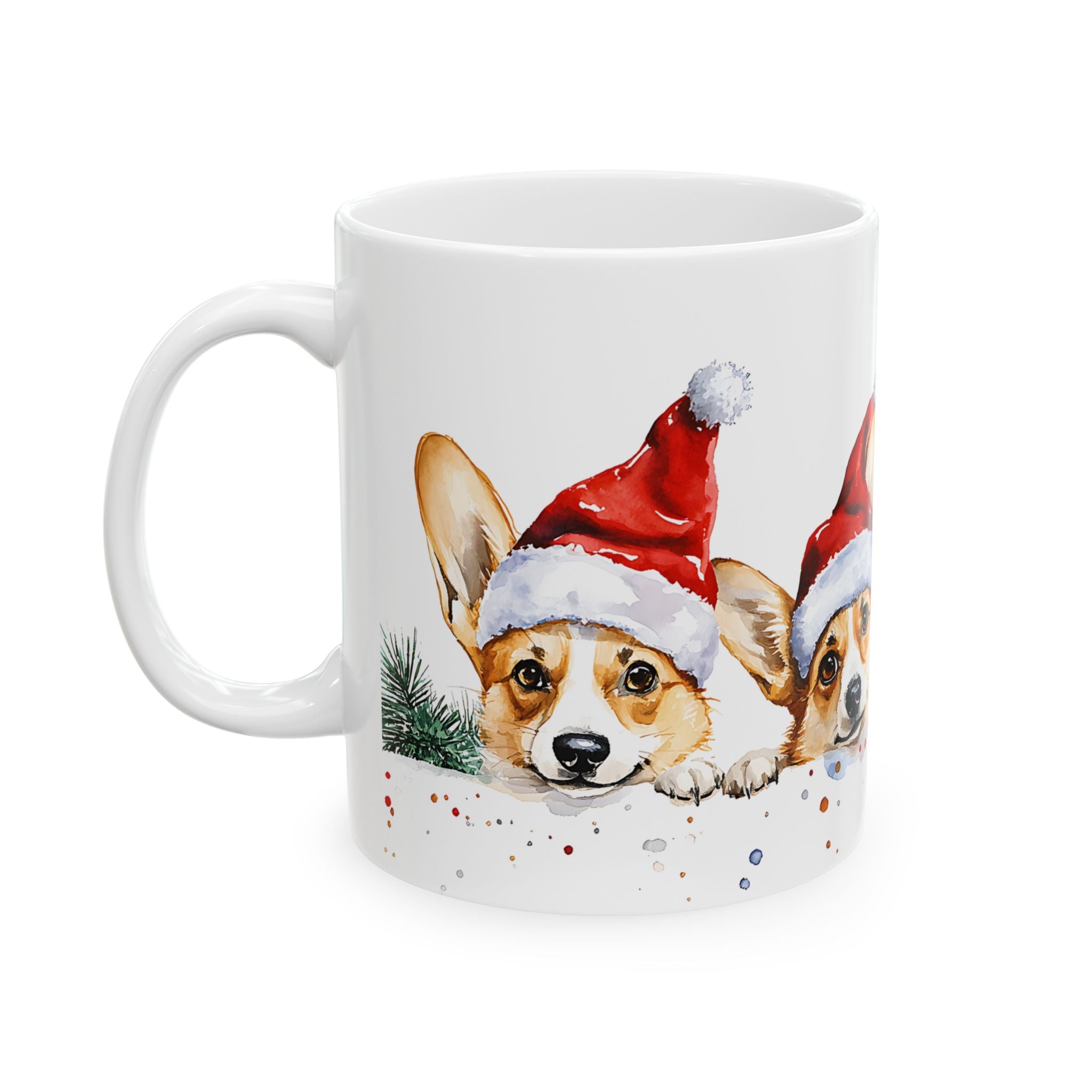 Corgi Christmas Mug: Santa Paws!