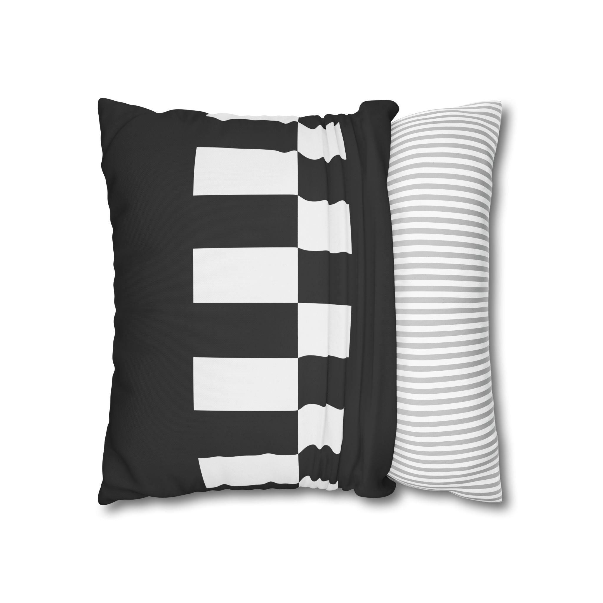 Black & White Checkered Pillowcase