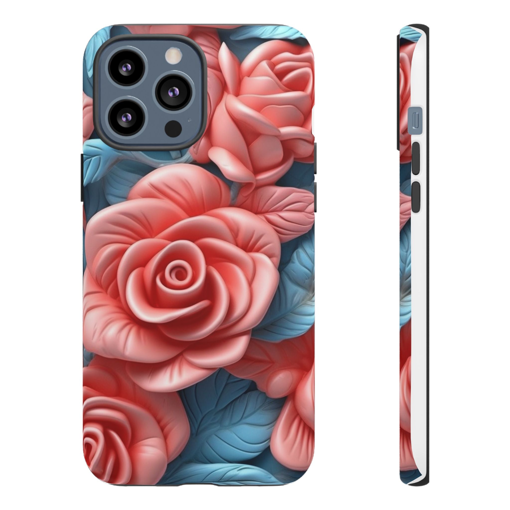 Stylized Floral iPhone Case - Hexagon Stone