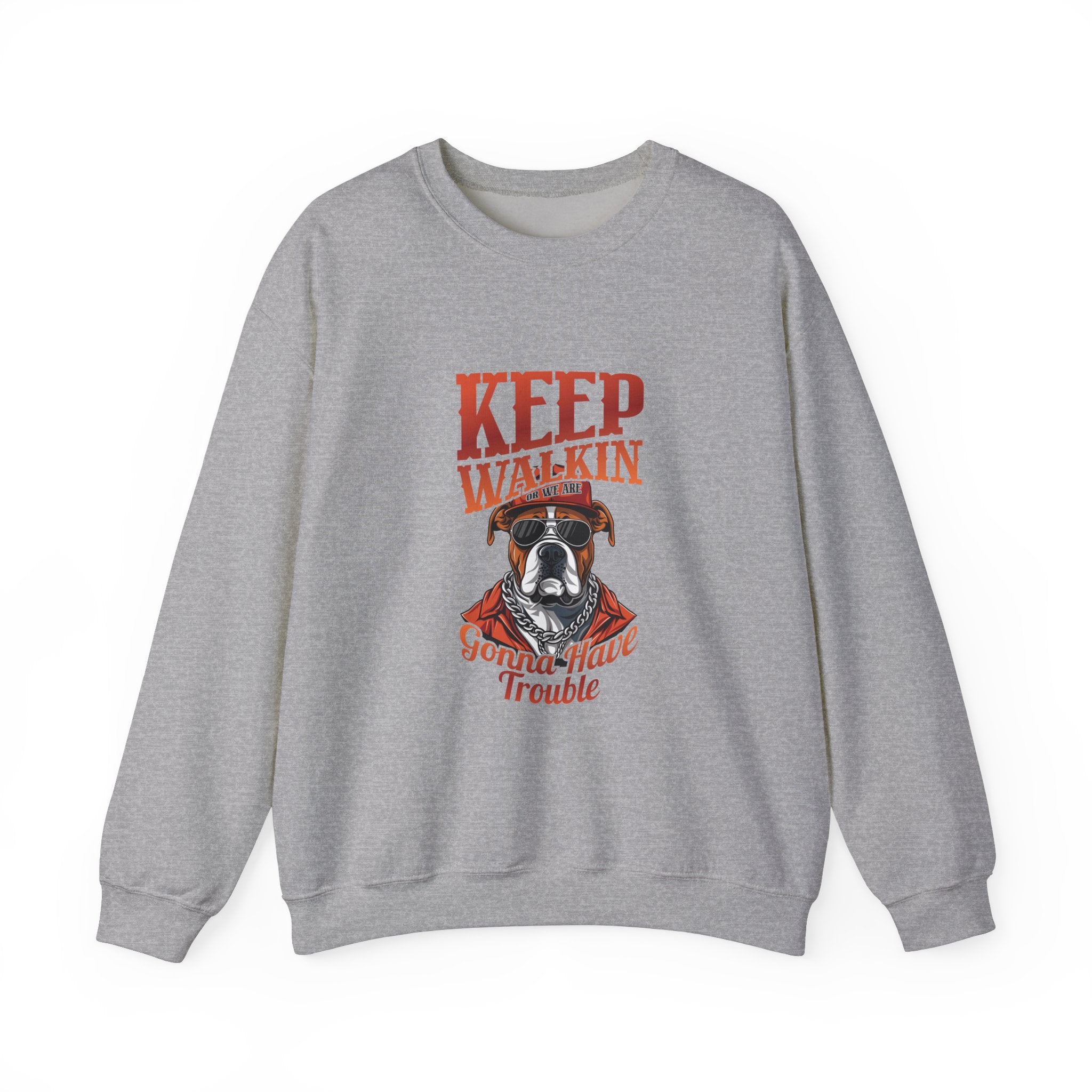 Keep Walkin' Bulldog Hip-Hop Sweatshirt