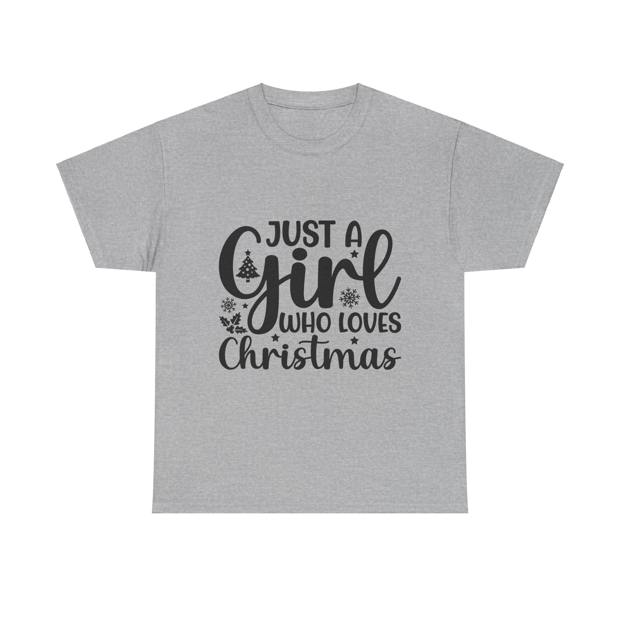 Black Christmas T-Shirt: Minimalist Xmas