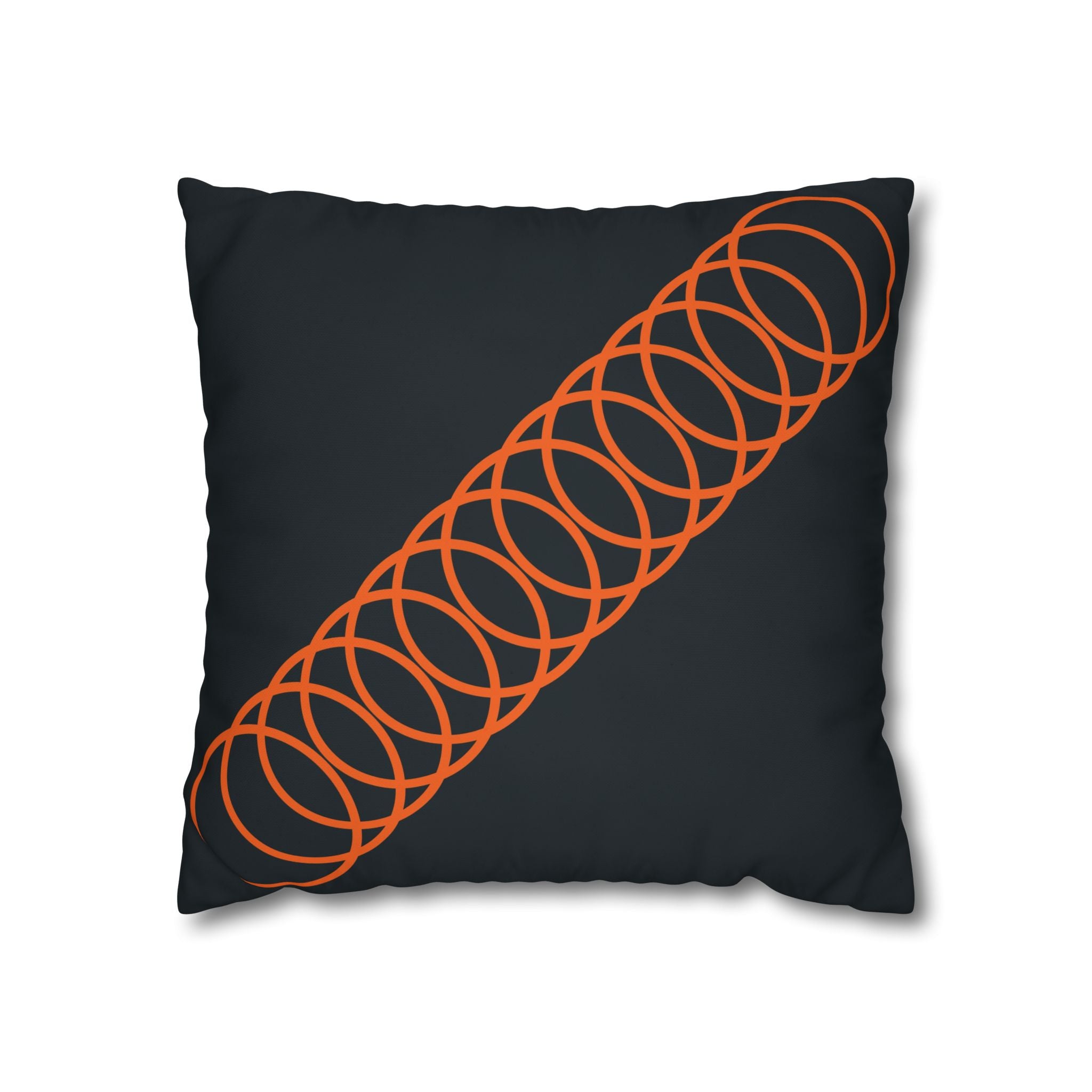 Orange Coil Spring Pillowcase - Teal