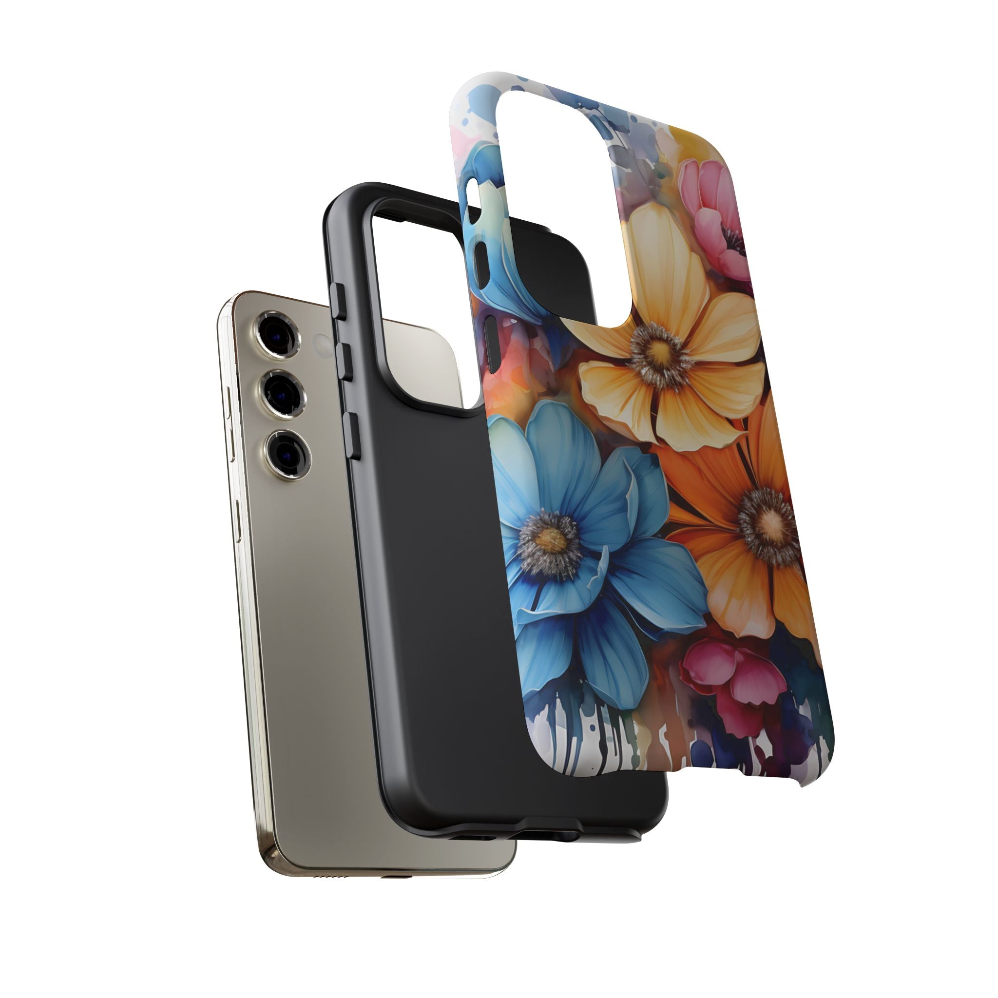 Vibrant Floral Watercolor Samsung Case