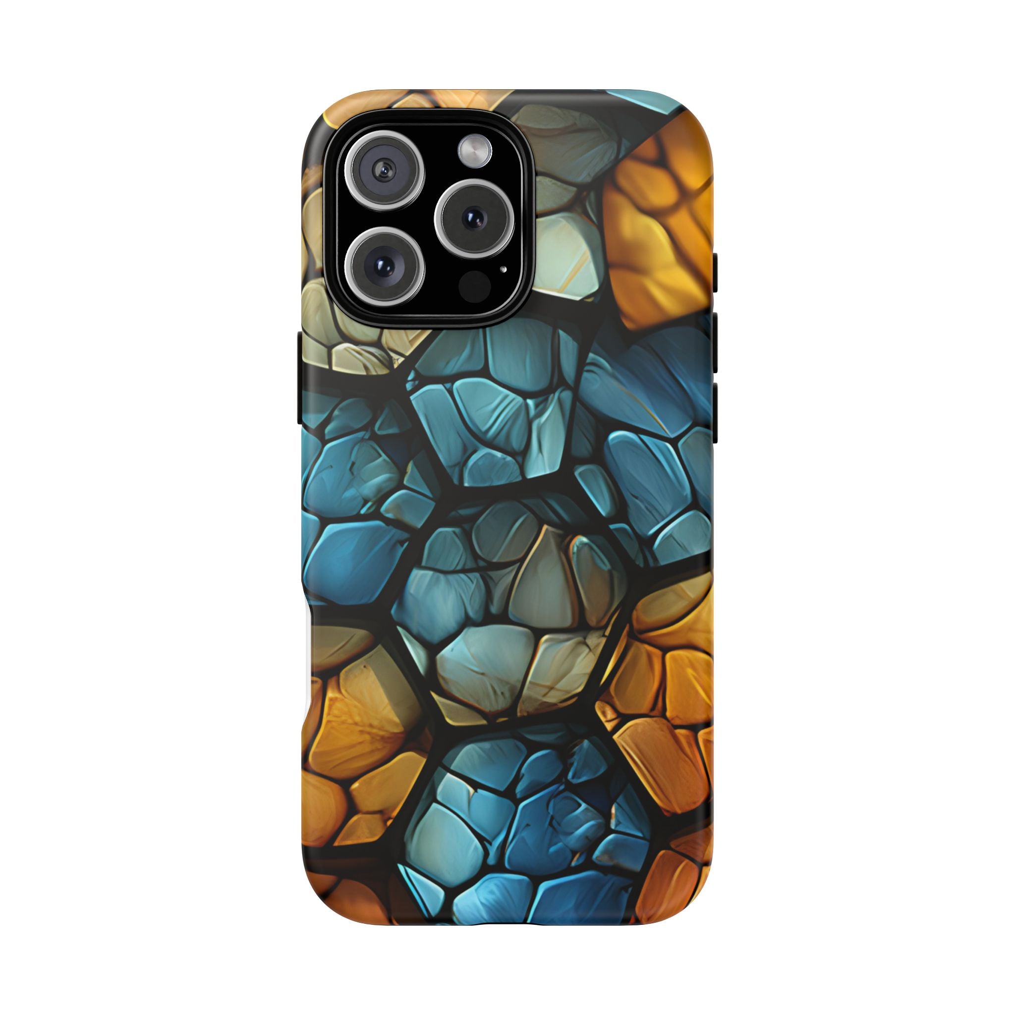 Abstract Stone Mosaic iPhone Case