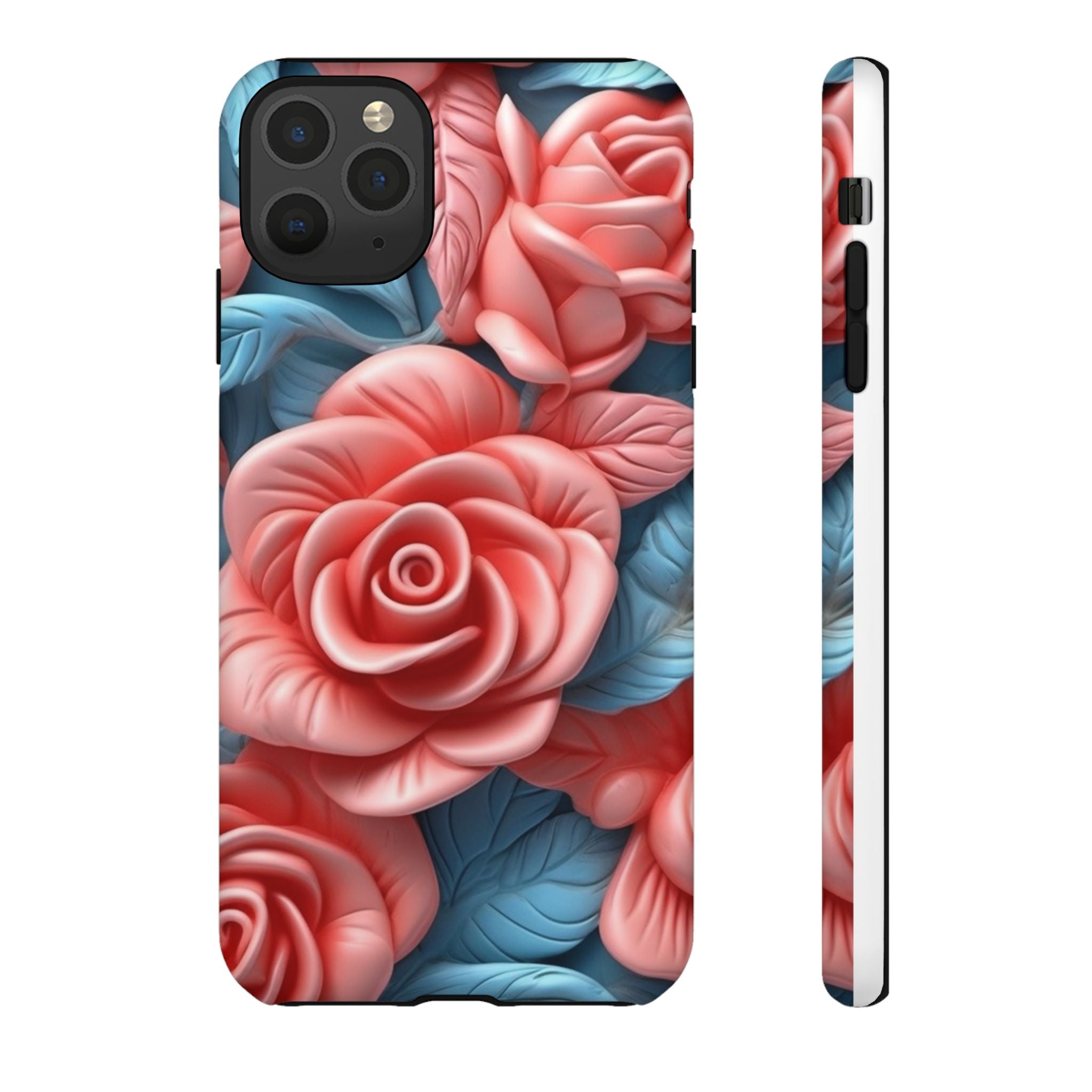 Stylized Floral iPhone Case - Hexagon Stone