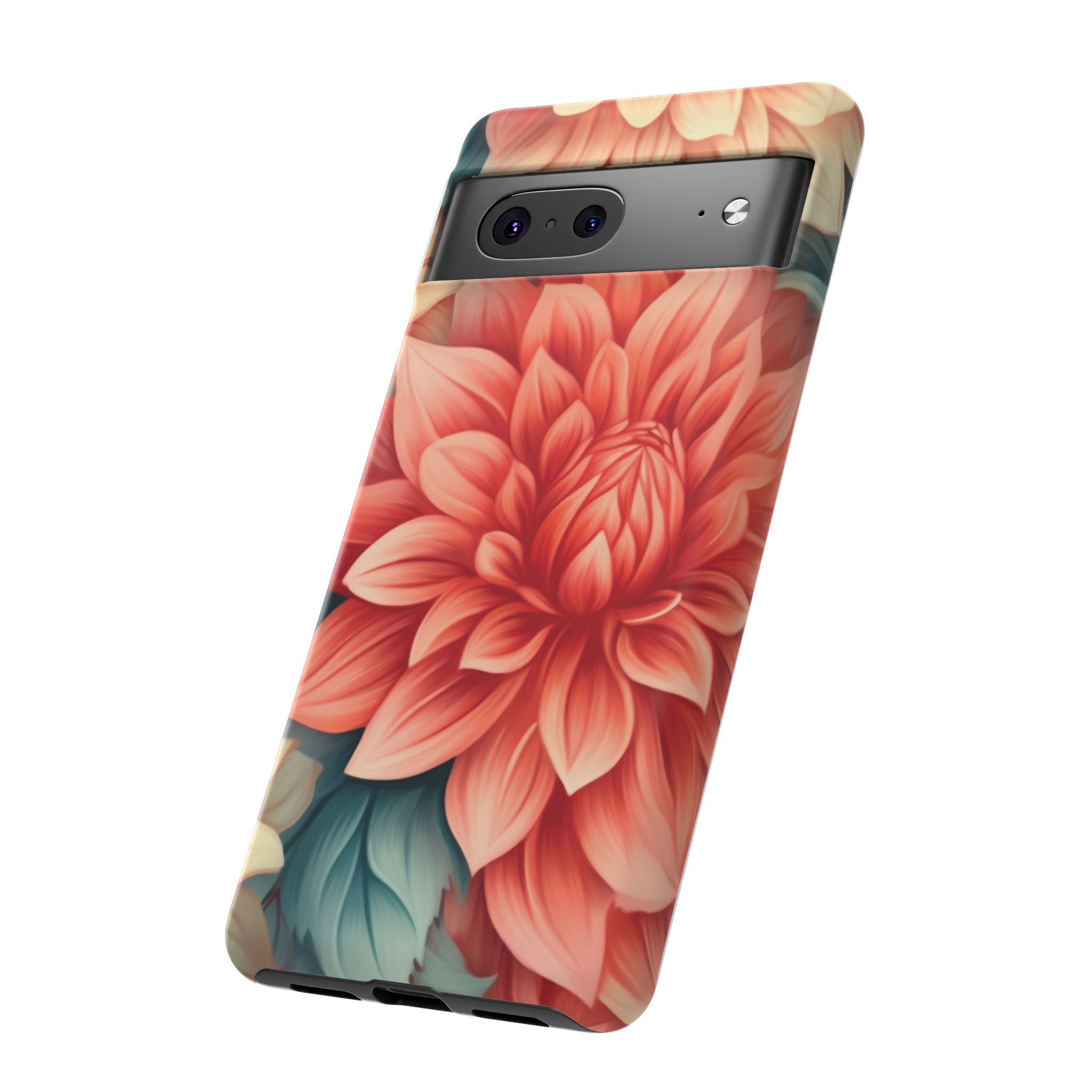 Coral Dahlia Google Pixel Case (All Models)