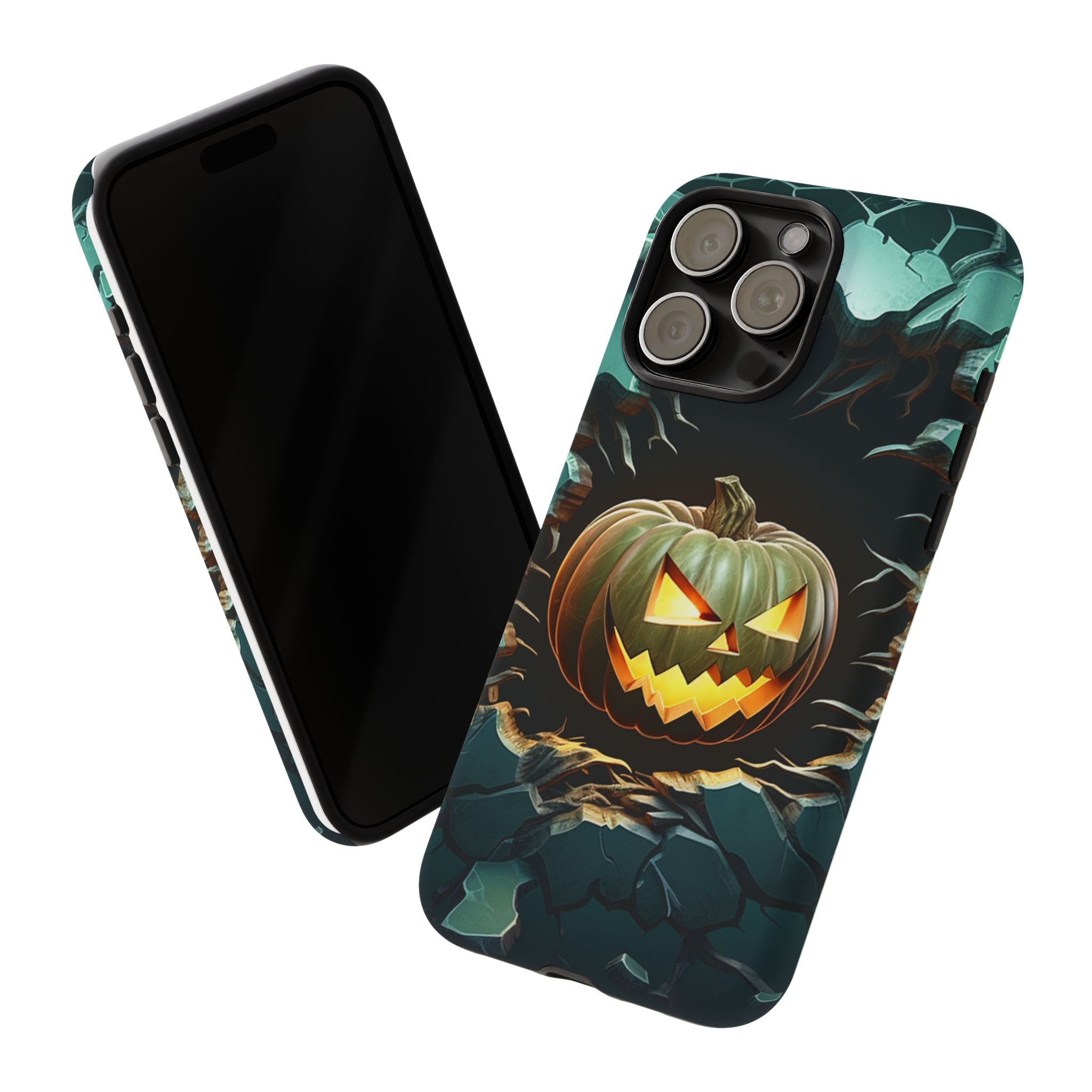 Spooky Jack-o'-Lantern Hexagon iPhone Case