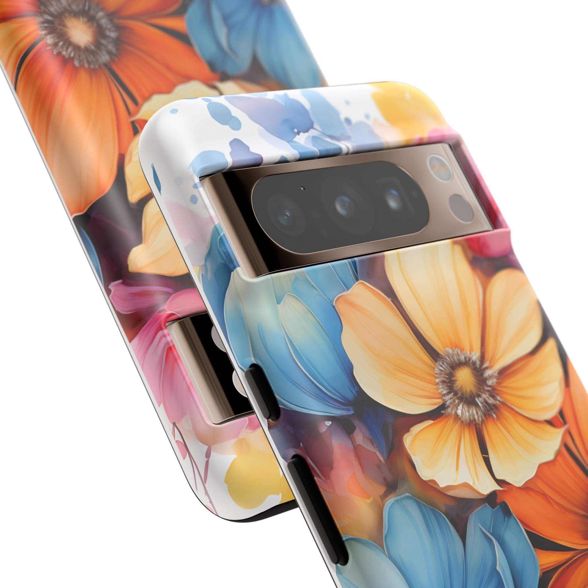 Vibrant Floral Watercolor Google Pixel Case (All Models)