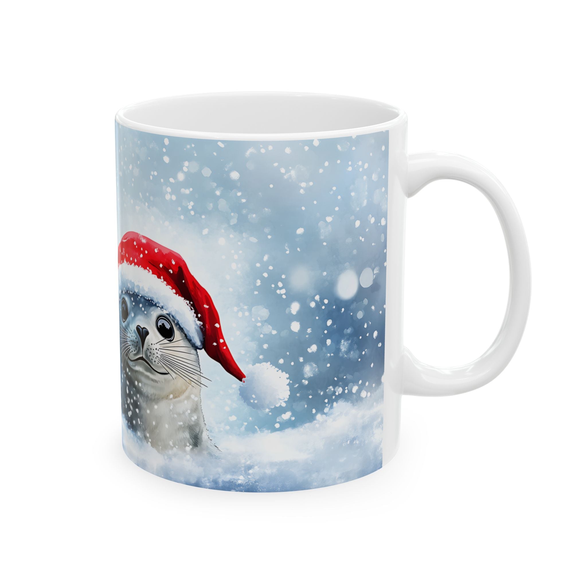 Santa Seal Christmas Mug