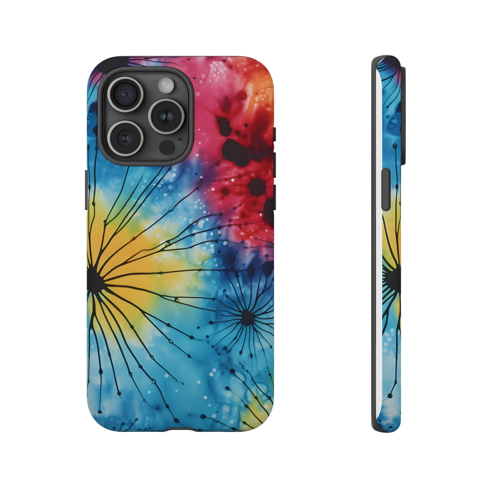 Cosmic Bloom Hexagon Stone iPhone Case